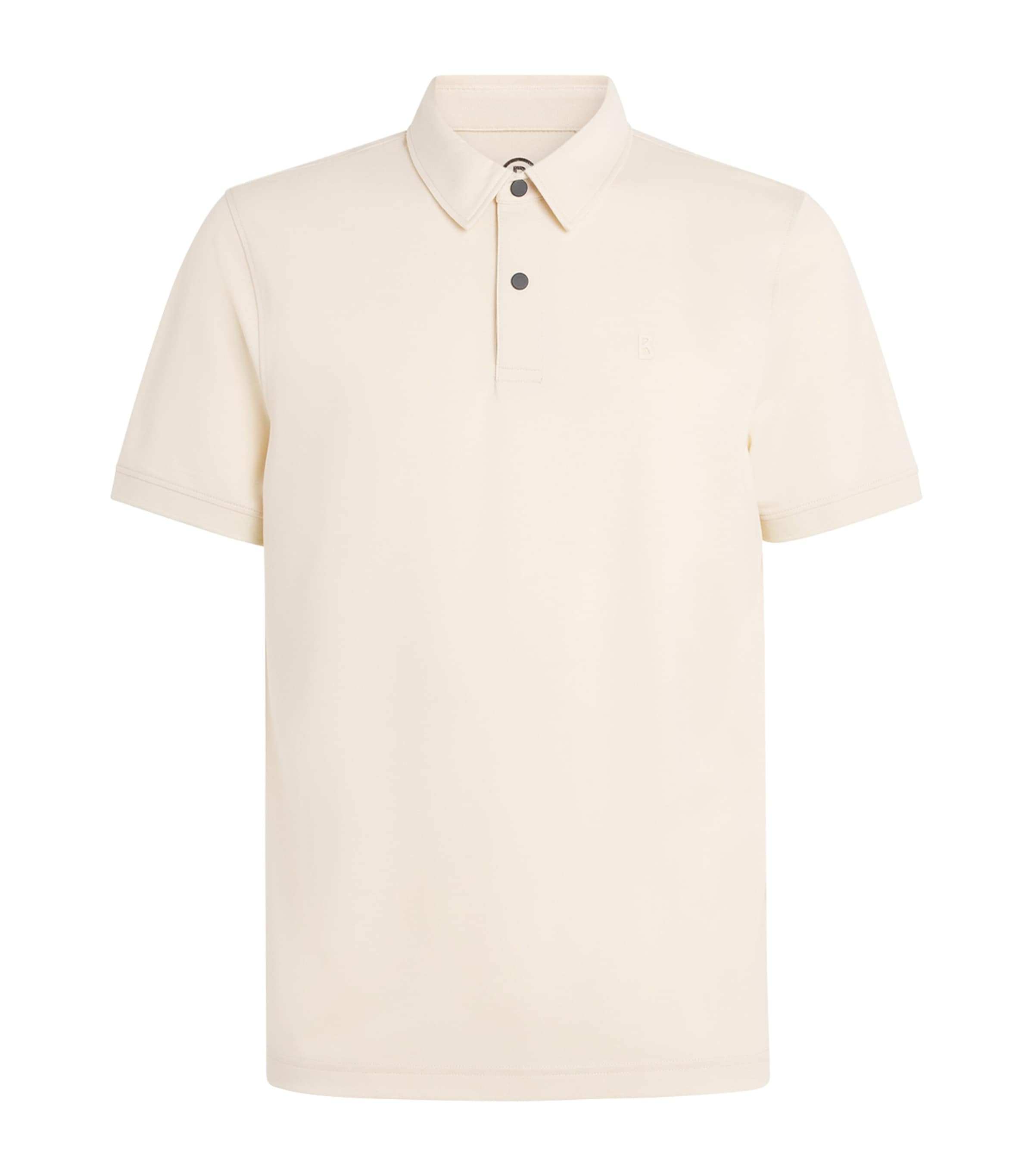 Bogner Cotton-blend Performance Polo Shirt In White