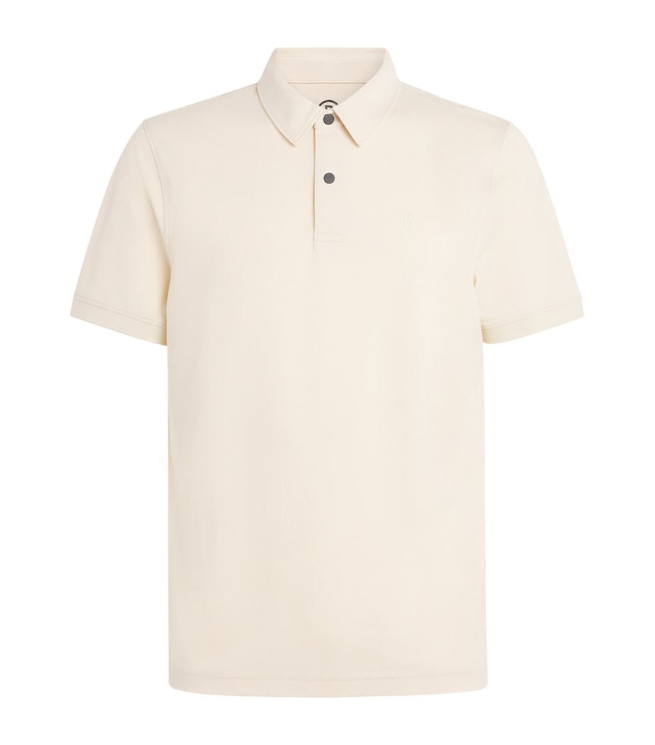 Cotton-Blend Performance Polo Shirt 106 TRIM Image 1