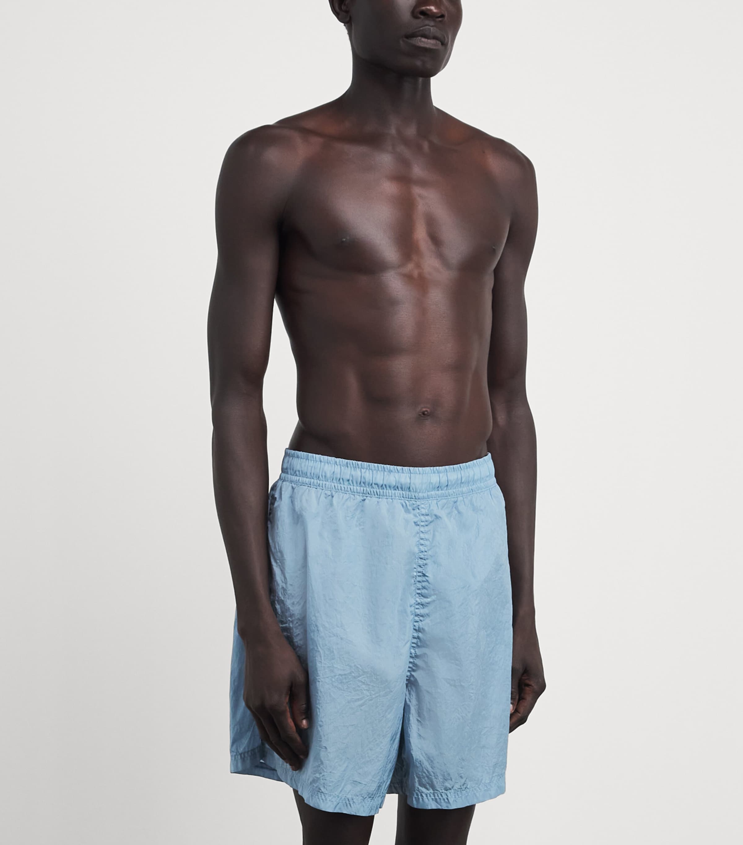Stone Island Mens Water-Reactive Faded Camo Shorts Image 3