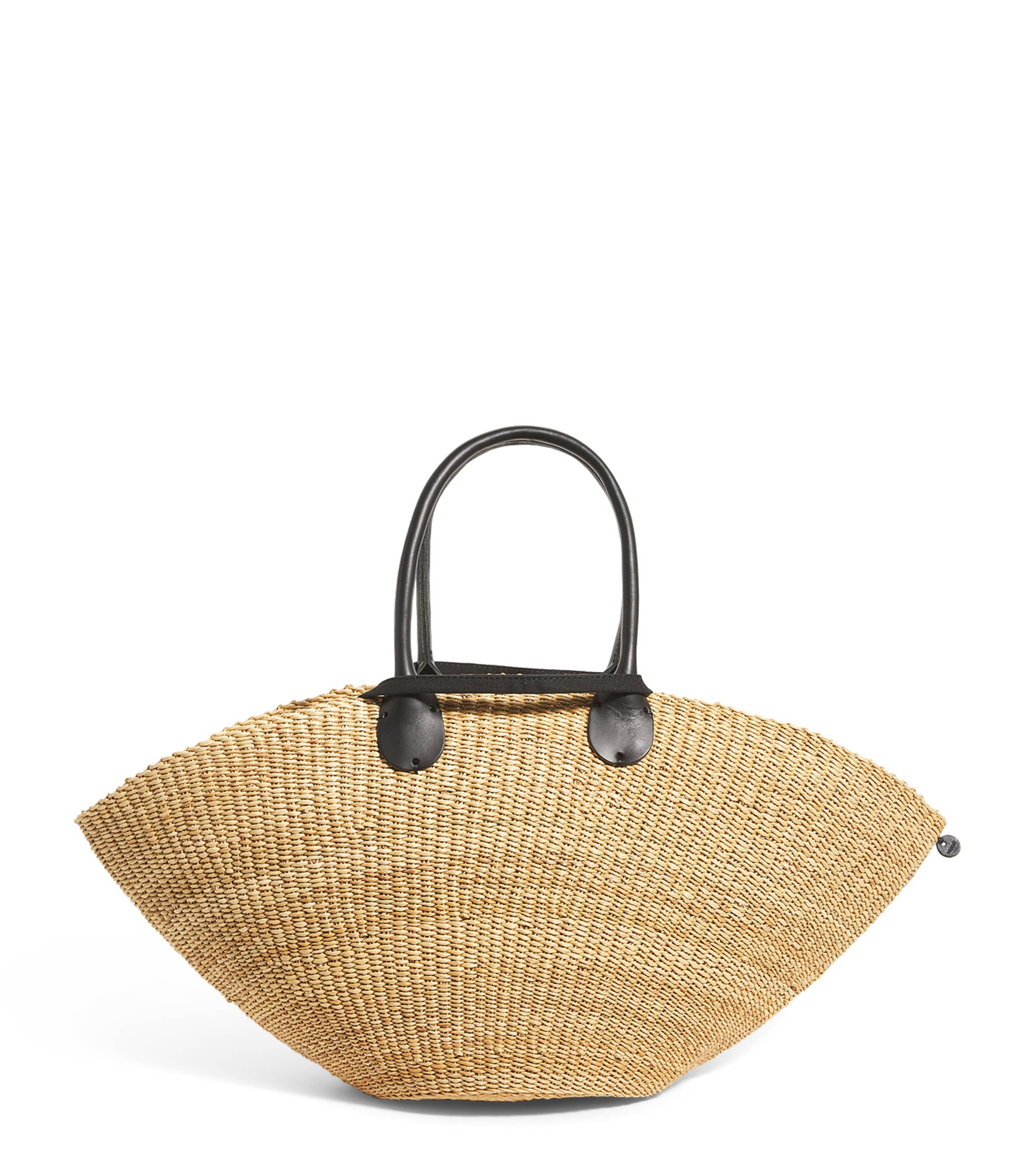 Muun Straw Sophia Tote Bag In Neutral