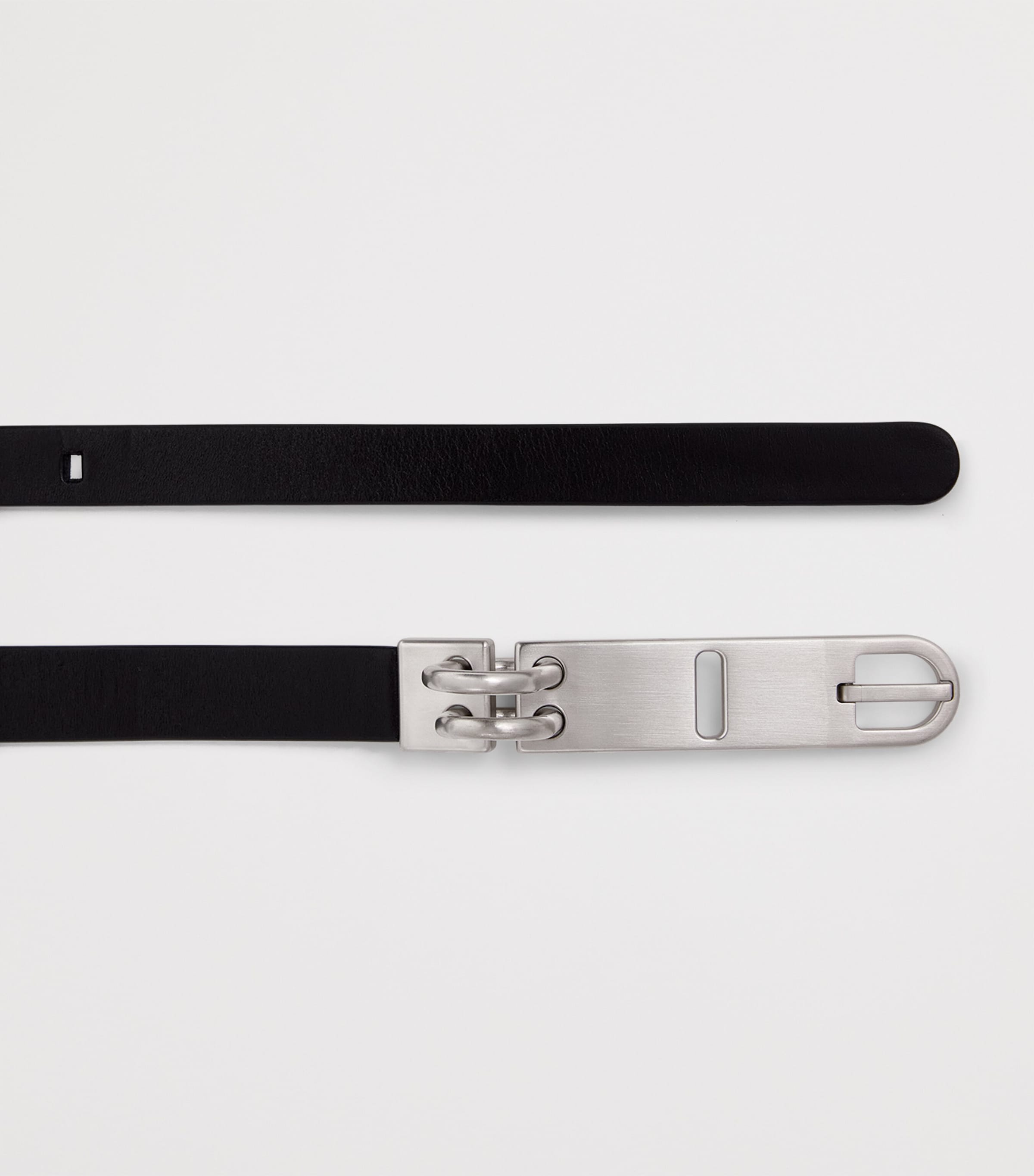 Rick Owens Black Leather Tongue Belt | Harrods UK