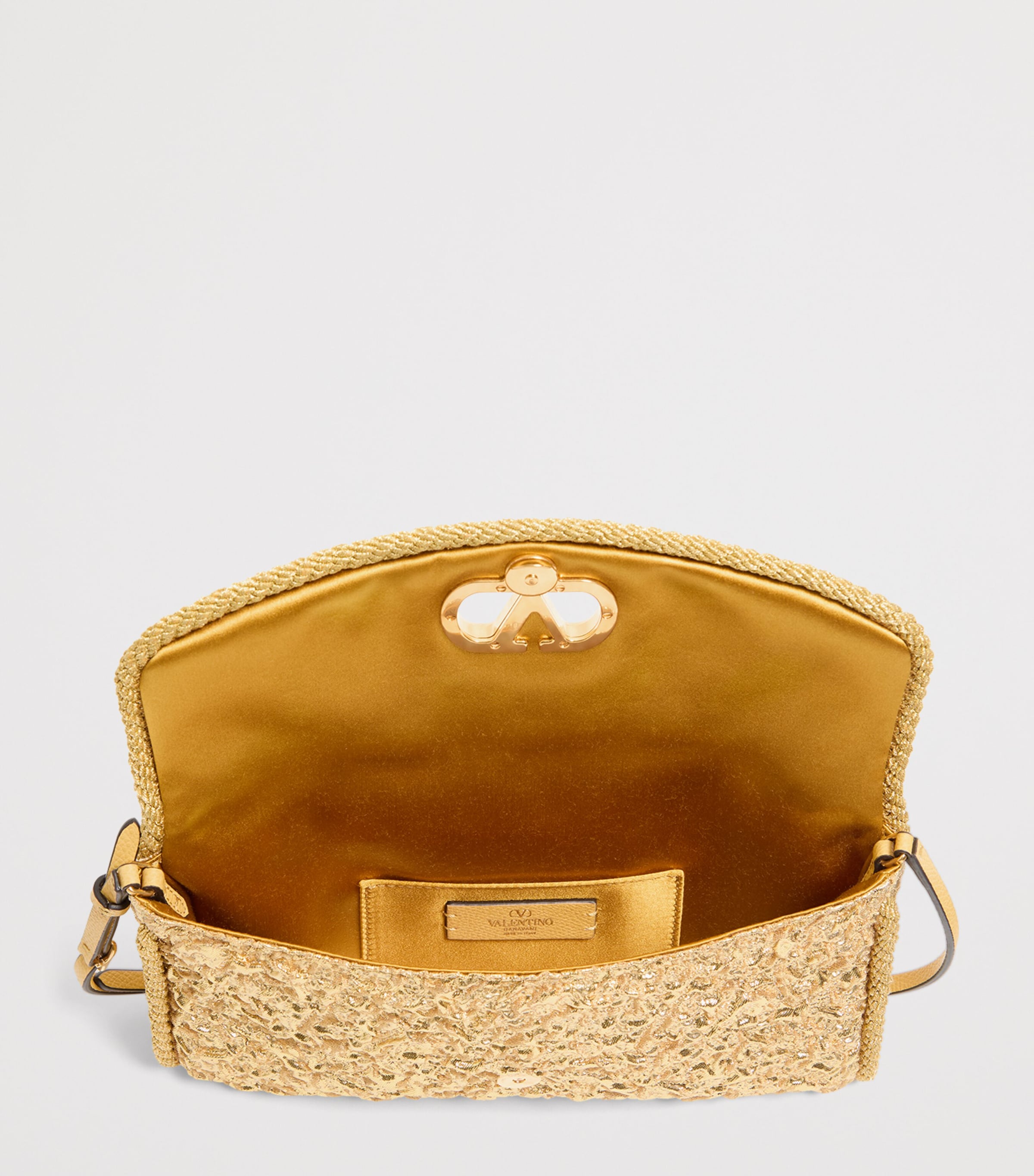 Metallic Vain Soft Shoulder Bag L01 Image 5