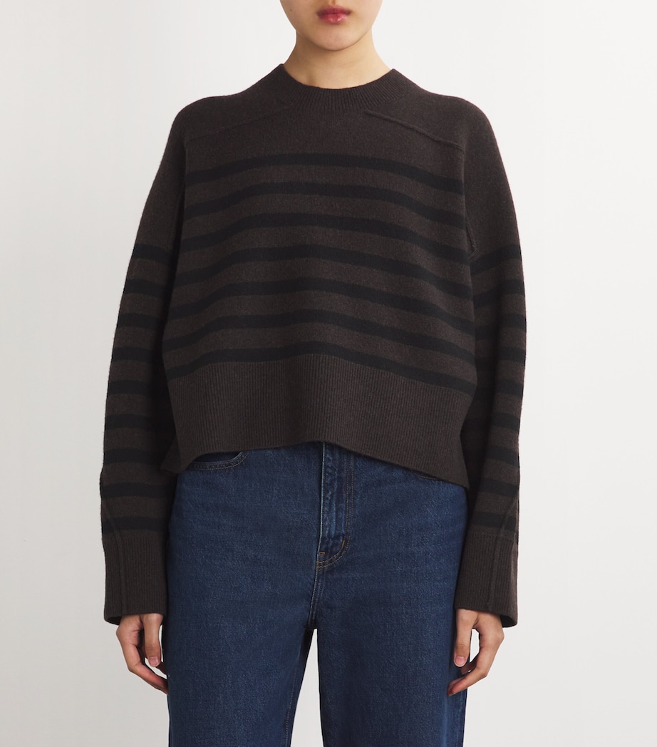 Wool-Blend Bridget Sweater DARK BROWN Image 3