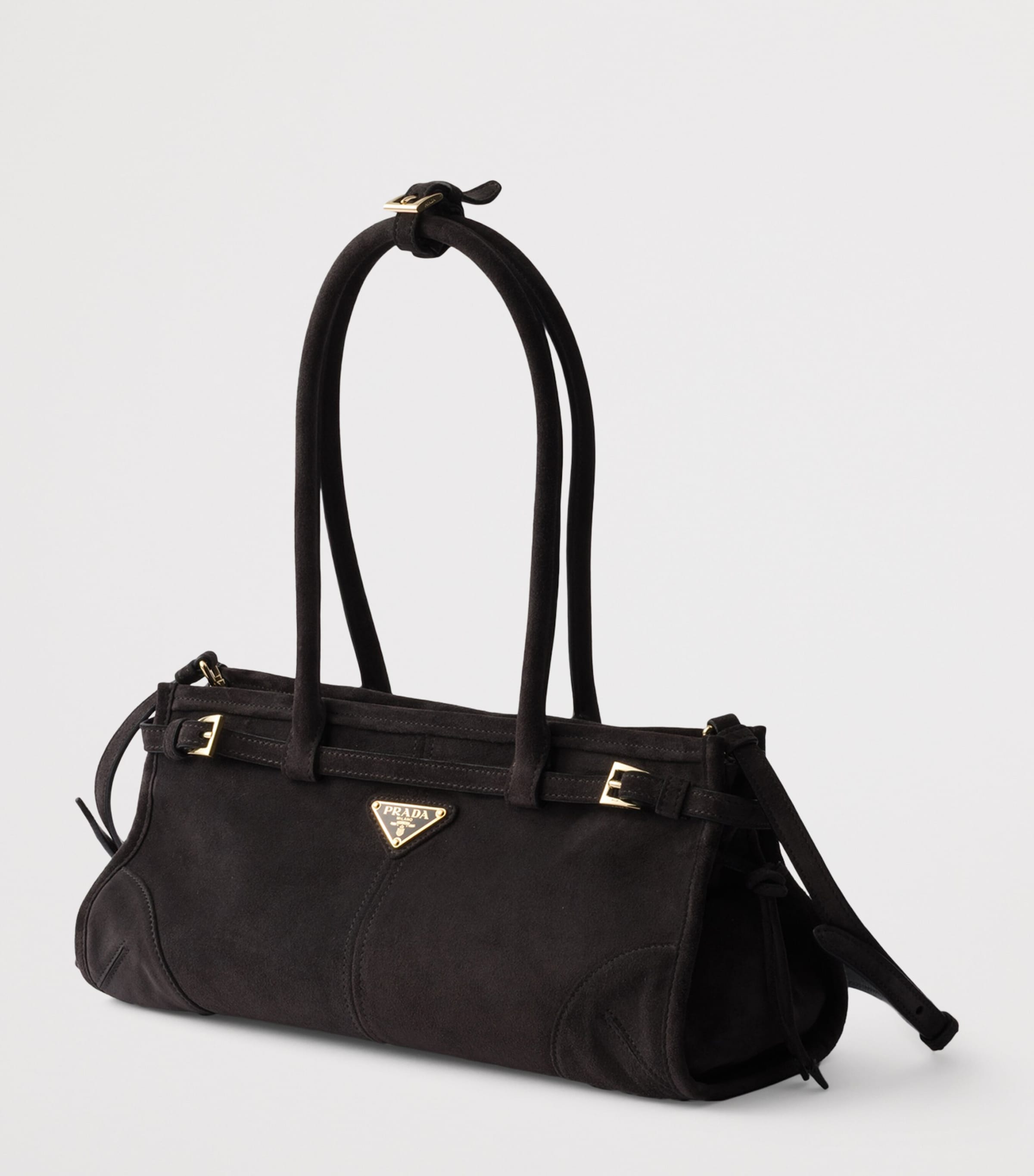 Medium Suede Bonnie Shoulder Bag F0308 Image 2
