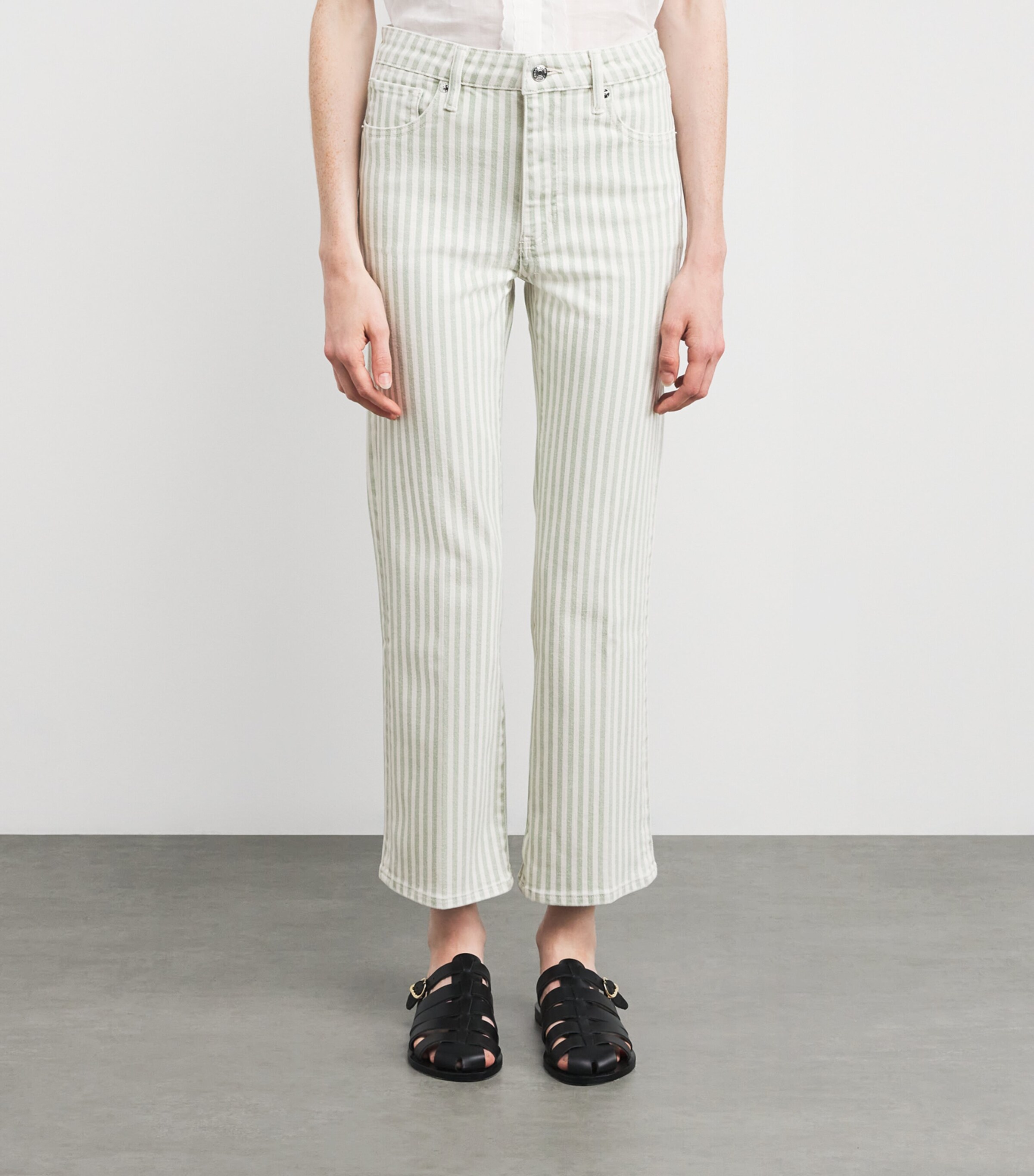 The Reboot Crop Jeans SEAMIST STRIPE Image 3