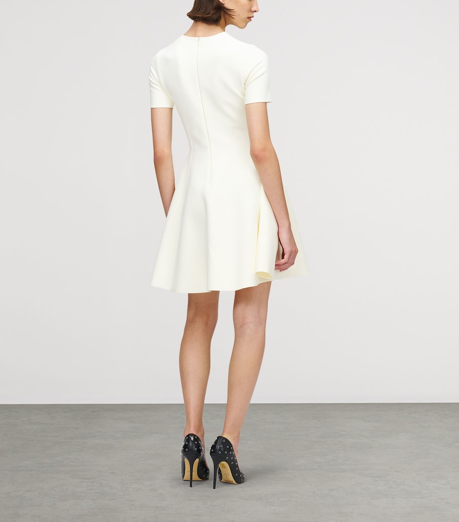 McQueen Womens Short-Sleeve Mini Dress Image 4