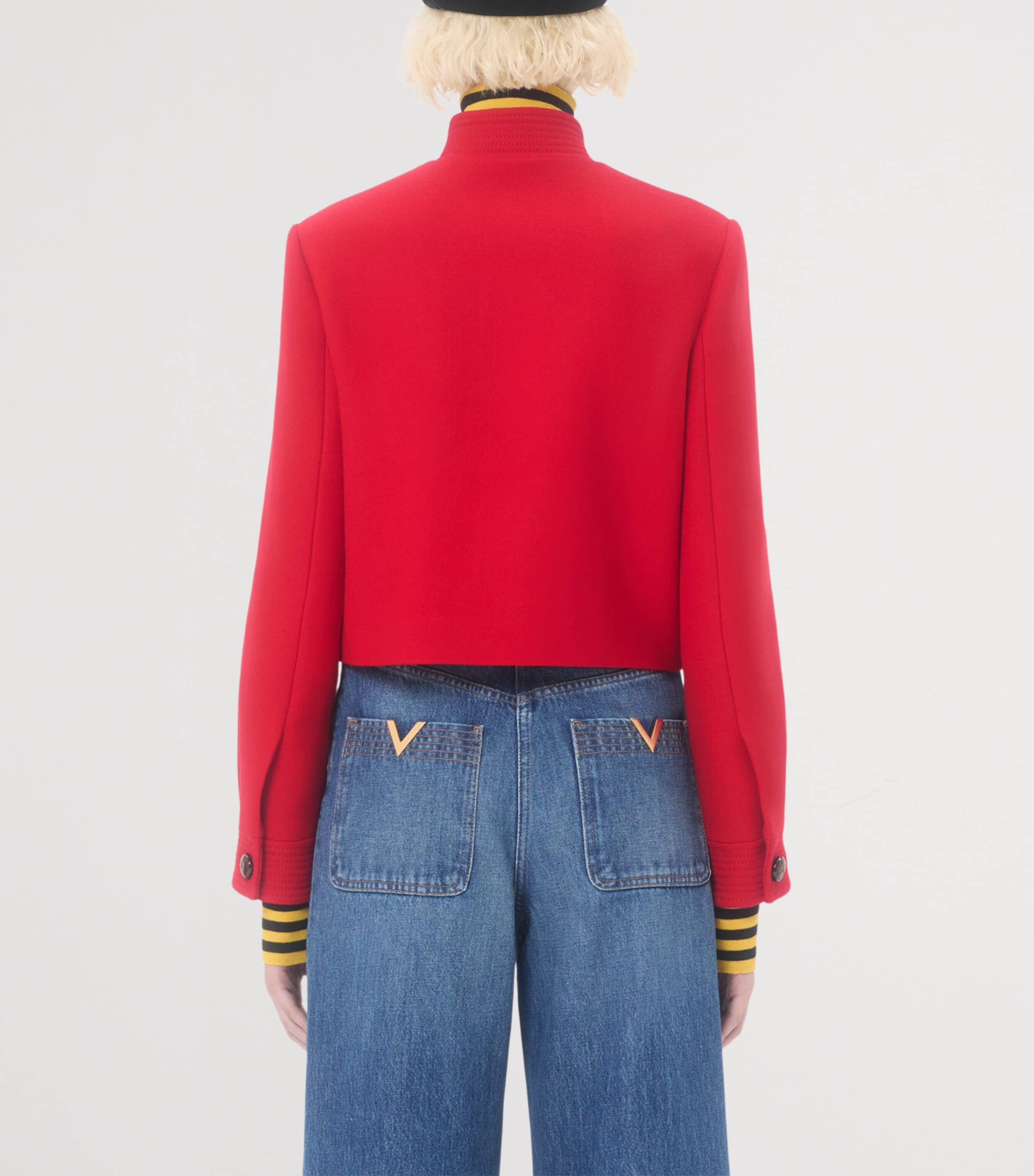 Wool-Silk Pea Coat 257 Image 4