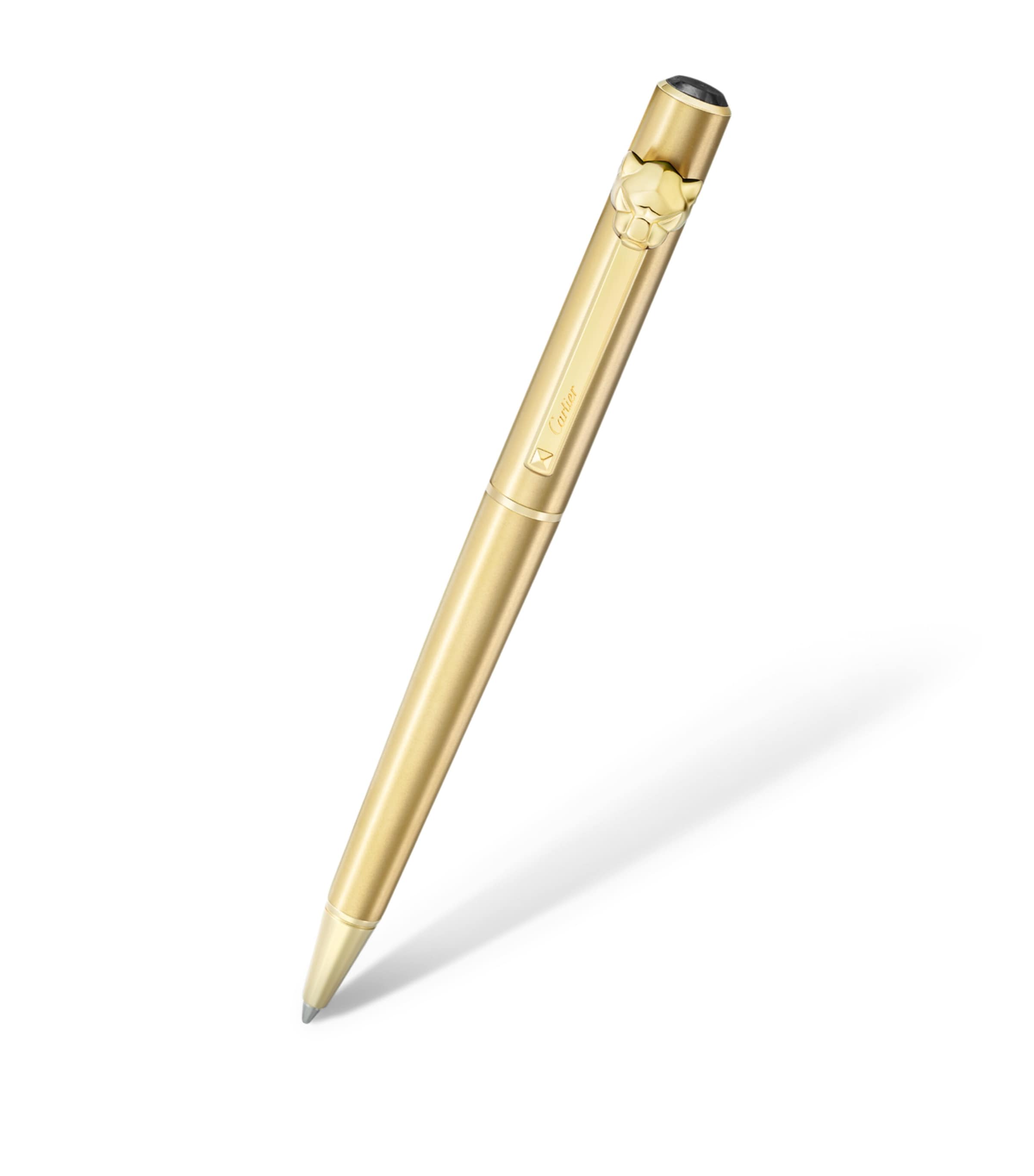 Small Panthère de Cartier Ballpoint Pen GOLD METAL Image 6