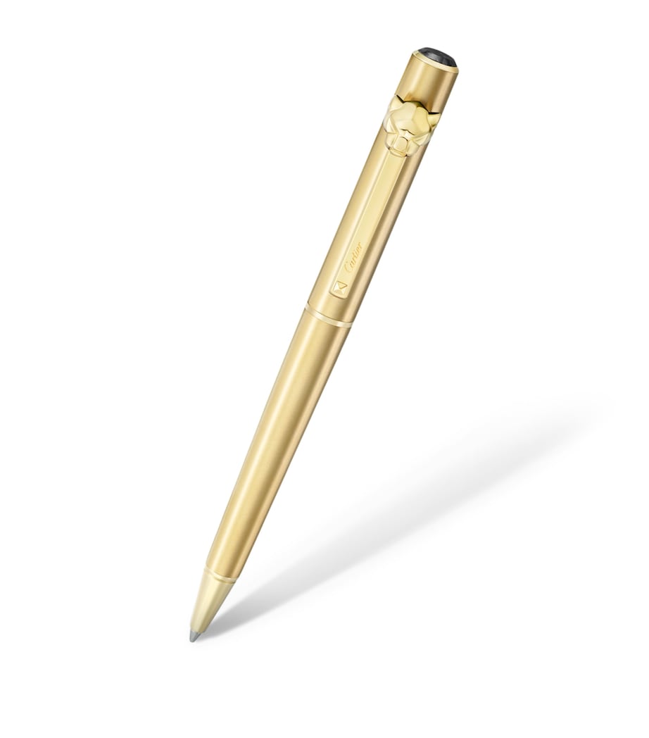 Small Panthère de Cartier Ballpoint Pen GOLD METAL Image 6