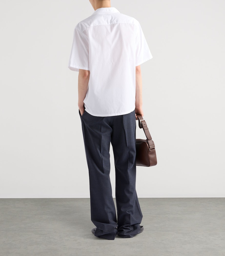 Prada Mens Cotton Oversized Bowling Shirt Image 5