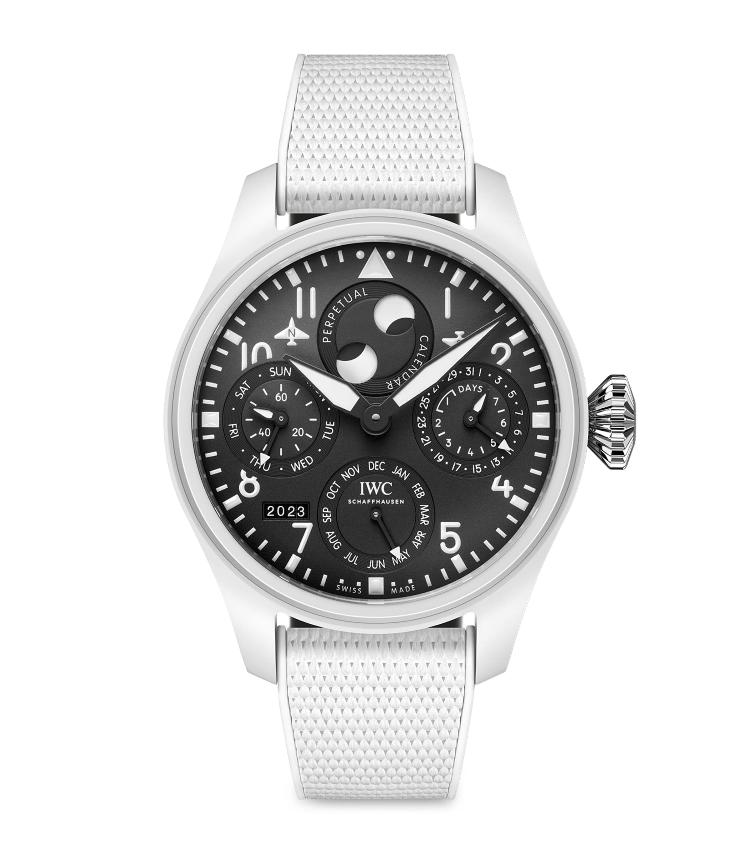 Ceramic Big Pilot's TOP GUN Perpetual Calendar Lake Tahoe Watch 47mm BLACK Image 1