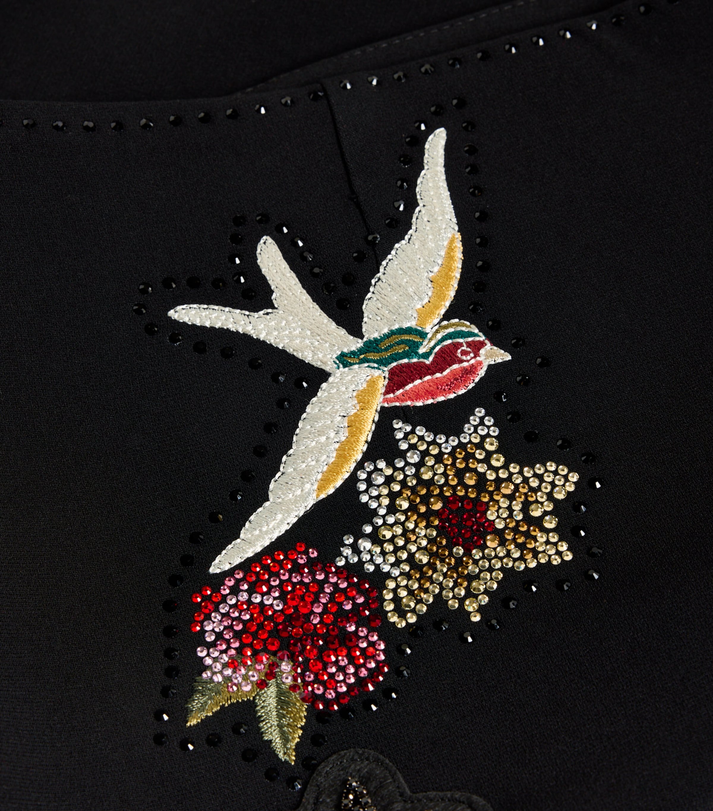 Western Amour Doris Mini Skirt BML BLACK/MULTI Image 2