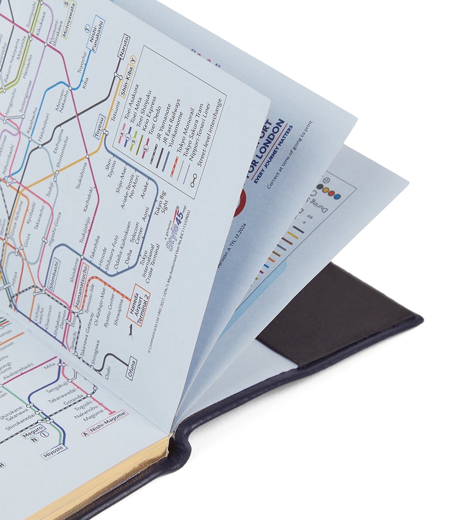 Panama Leather Weekly Diary 2026 NAVY Image 7