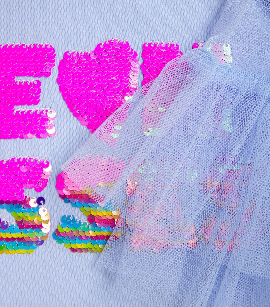 Cotton Embellished T-Shirt (2-12 Years) 81SANGEL BLUE Image 3