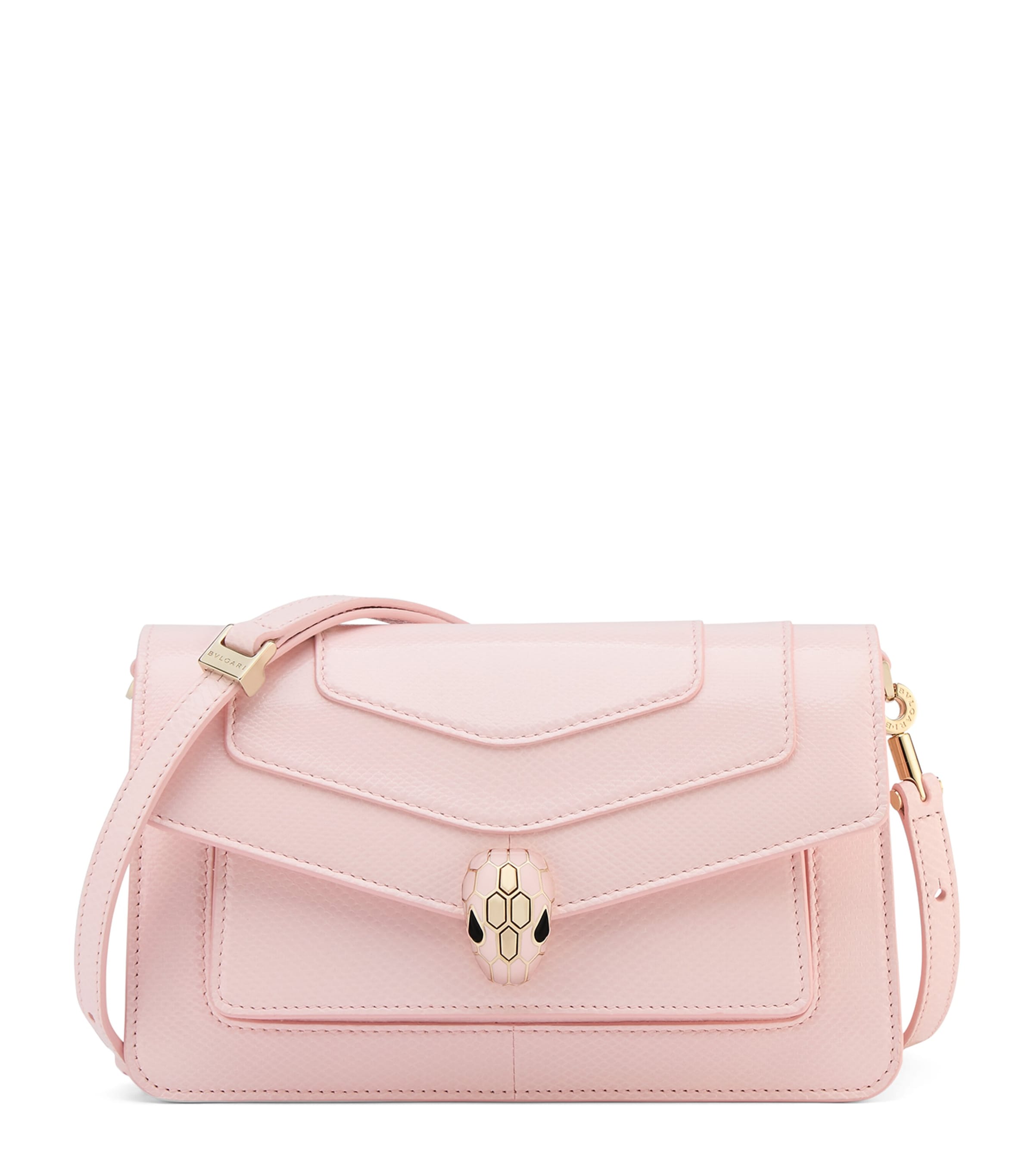 Small Karung Serpenti Forever East-West Shoulder Bag PINK MEDIUM Image 1