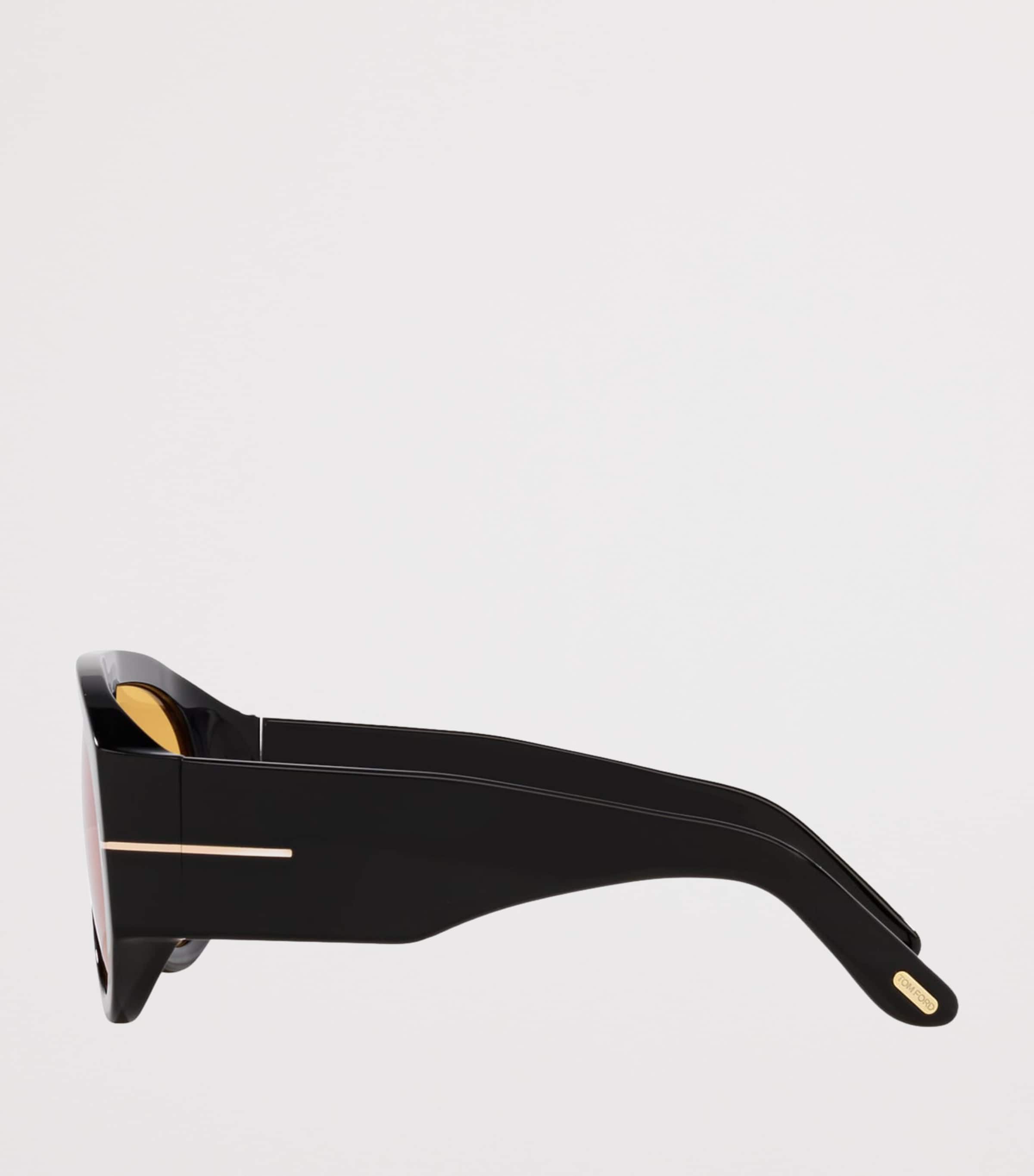 TOM FORD Acetate Bronson Aviator Sunglasses Image 3