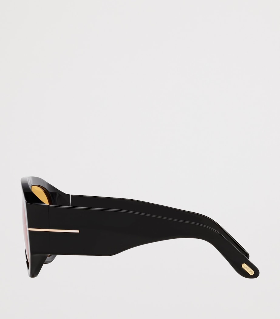TOM FORD Acetate Bronson Aviator Sunglasses Image 3