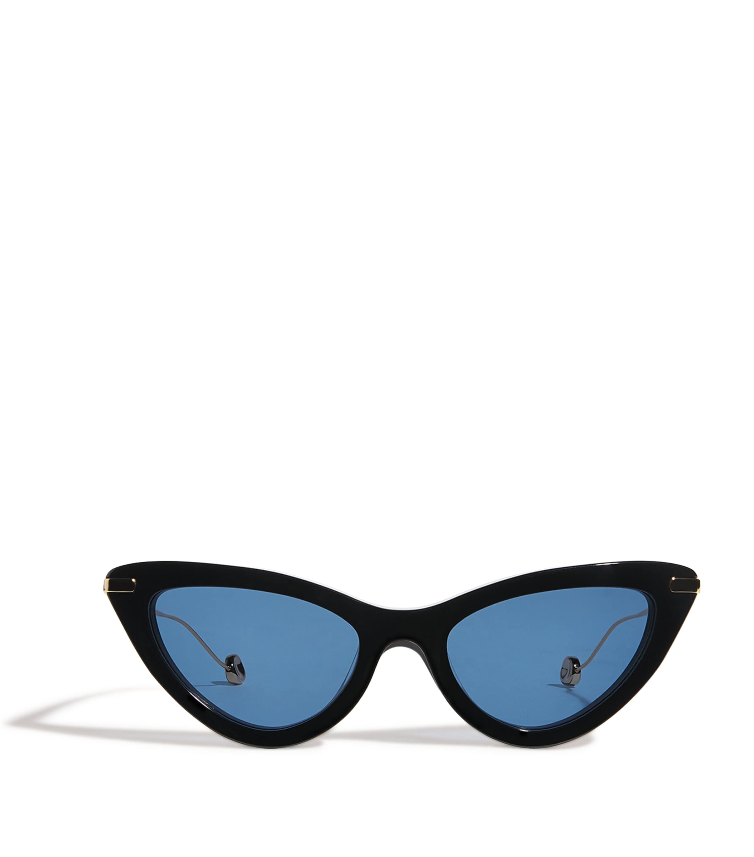 Cat Eye Laarous Sunglasses BLACK Image 1