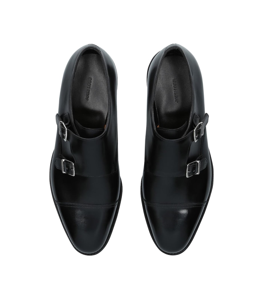 Leather William Monk Shoes Image 4