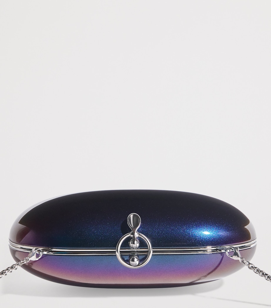 Oval Elina Clutch Bag IRID MIDNIGHT PEARL Image 6