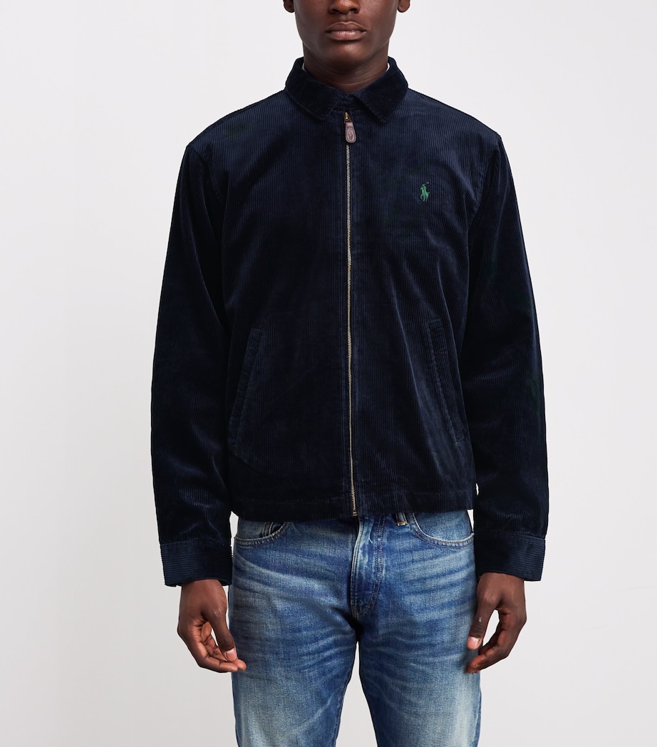 Cotton Corduroy Wynton Jacket NAVY Image 3