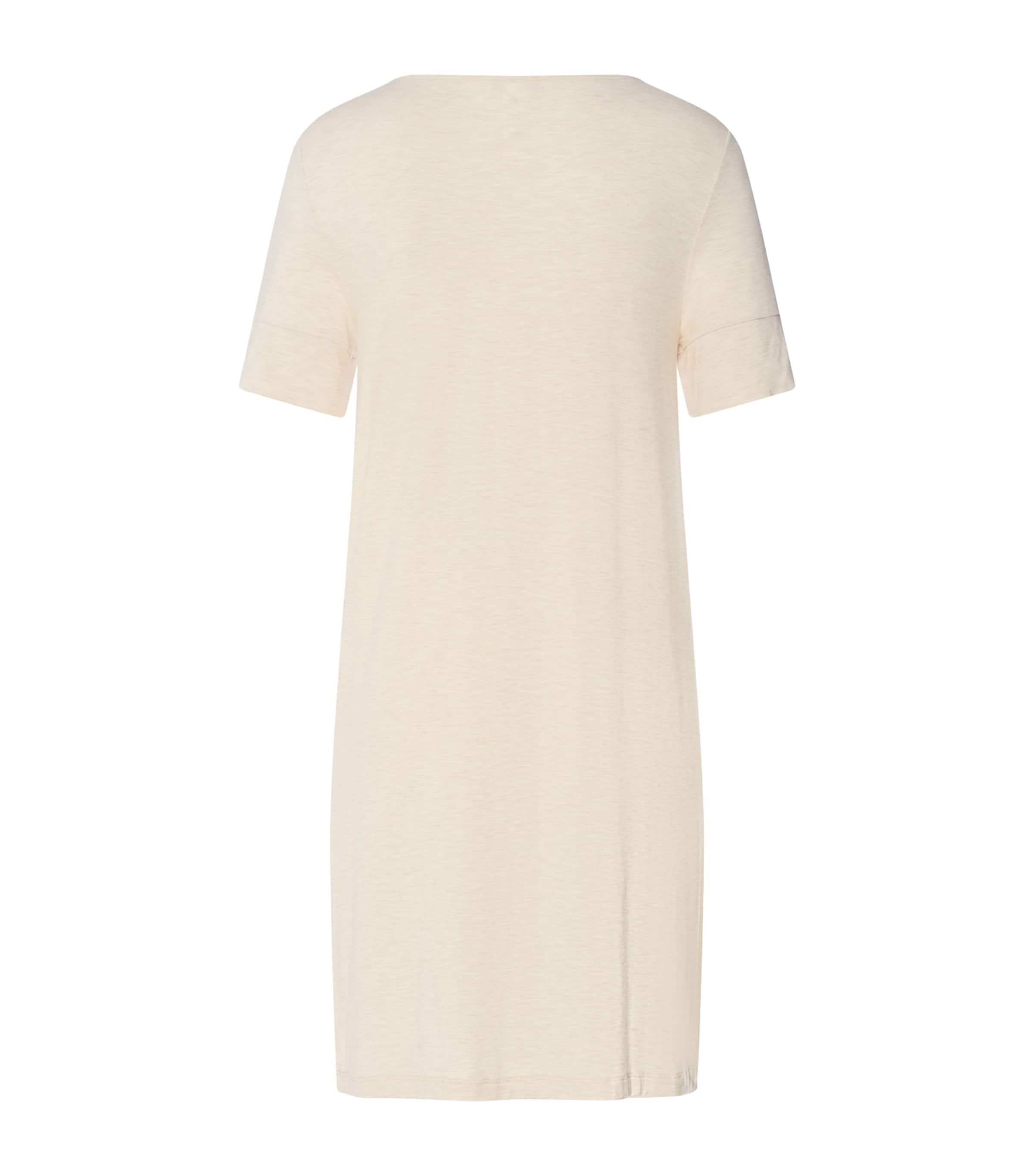 Hanro Womens Natural Elegance Nightdress Summer Sand Melange Image 5