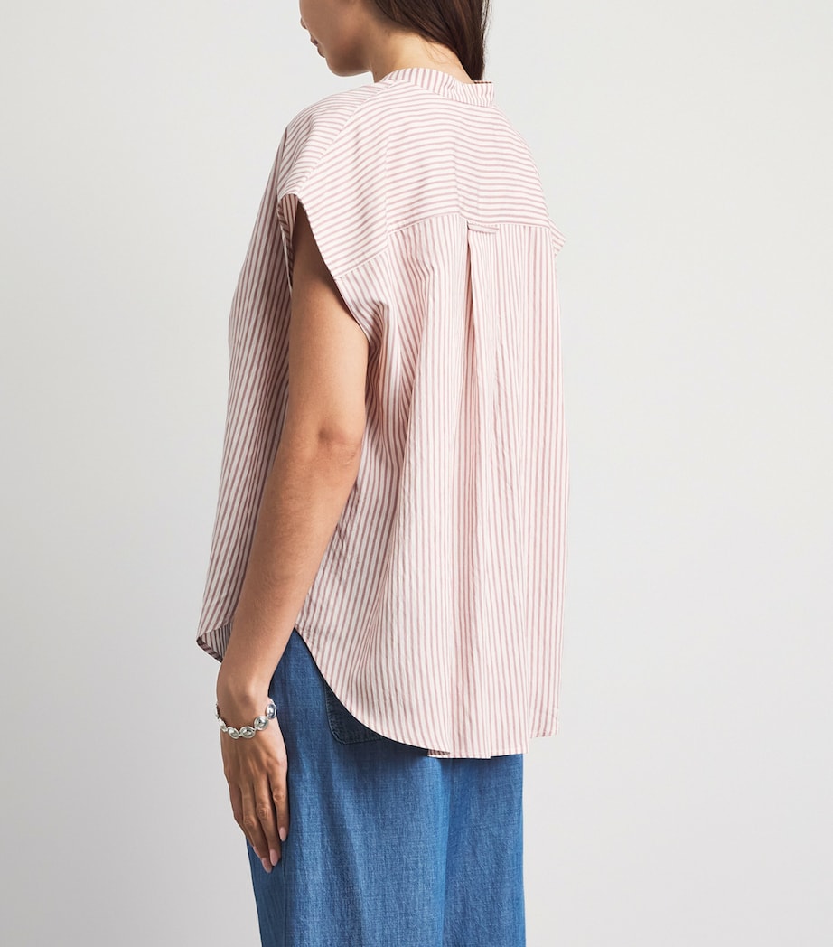 Citizens of Humanity Womens Stripe Penelope Blouse Raspberry Stripe Image 5