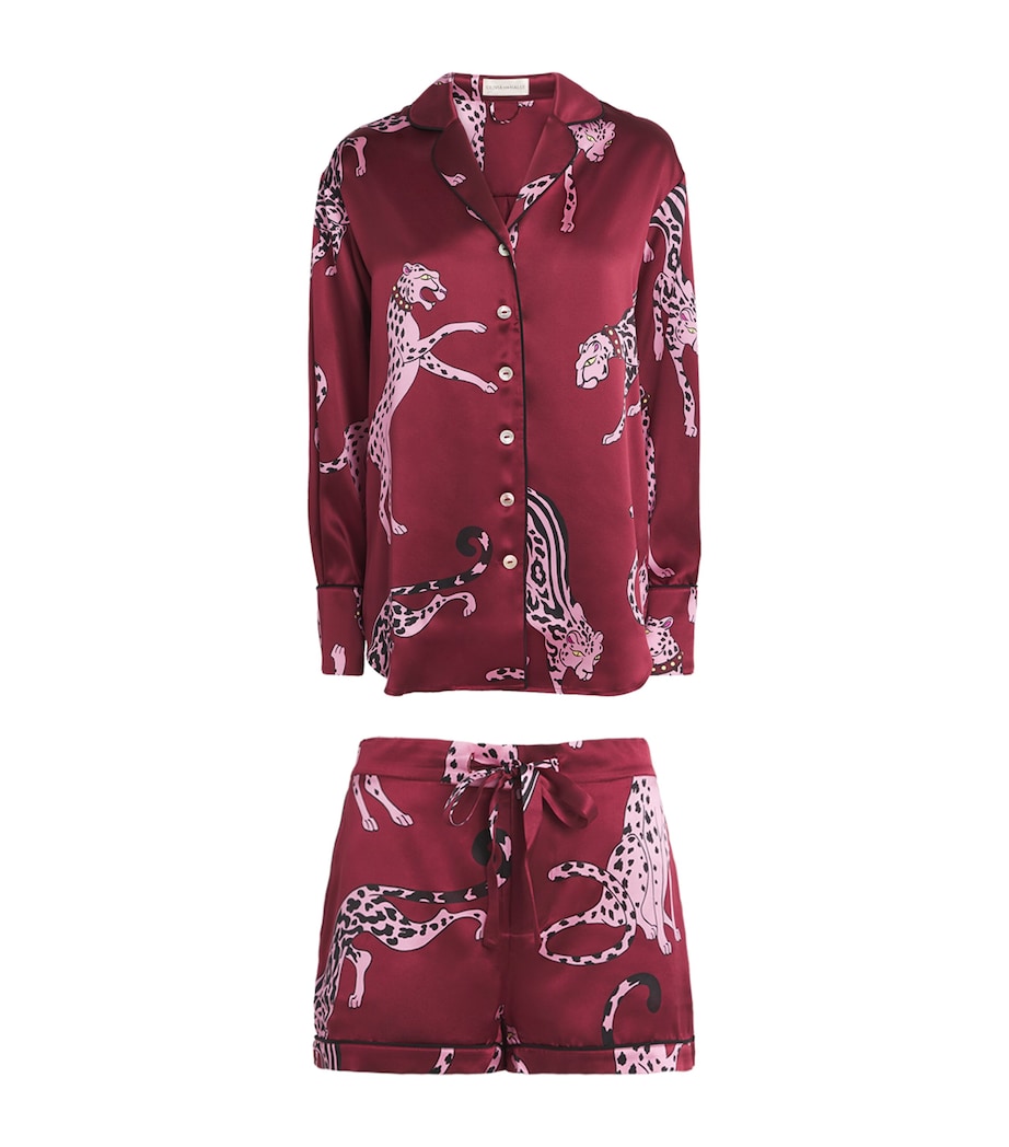 Silk Cheetah Alba Pyjama Set CHERIE Image 1