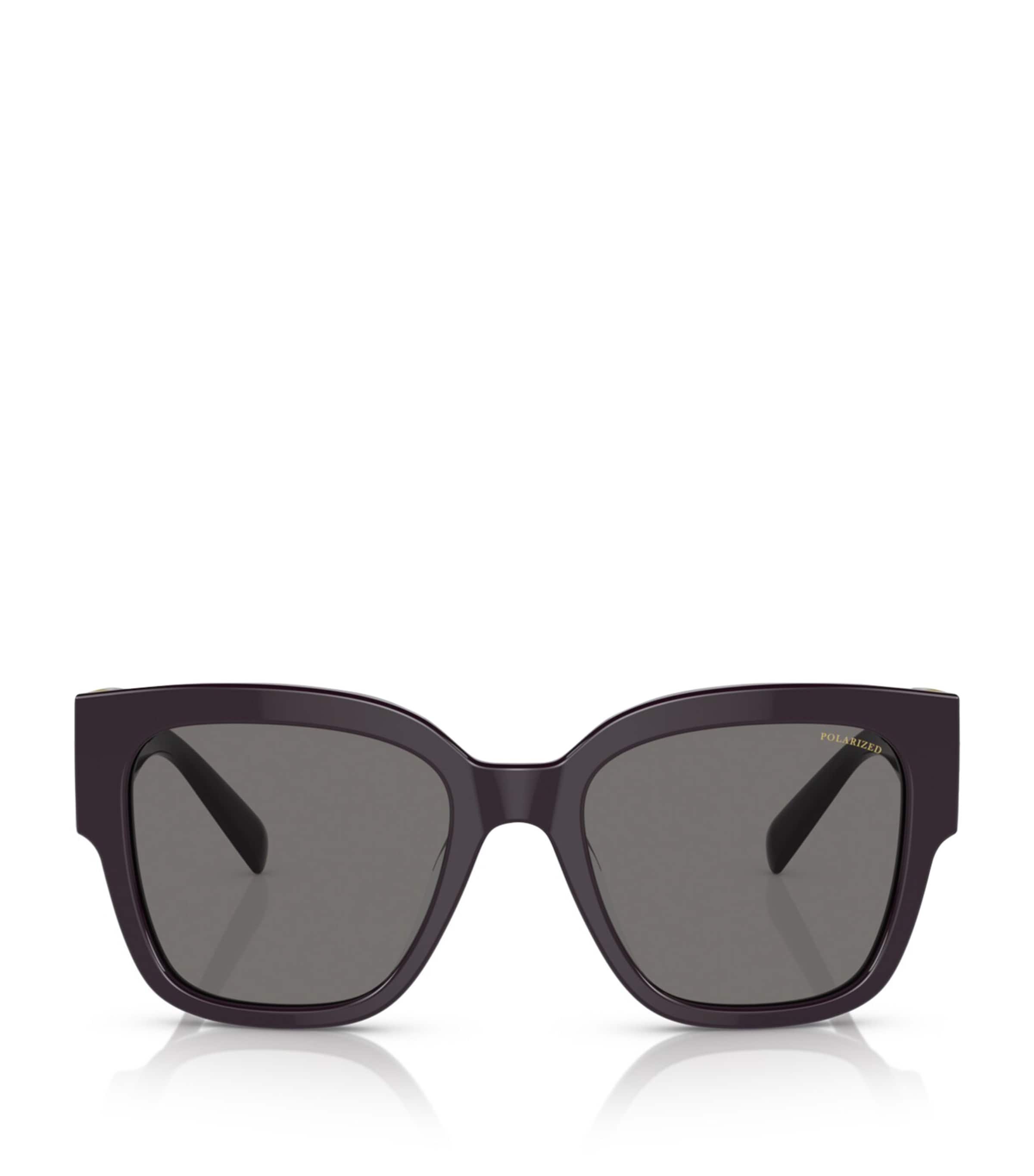 Versace Womens Red Ve4437u Pillow-frame Acetate Sunglasses