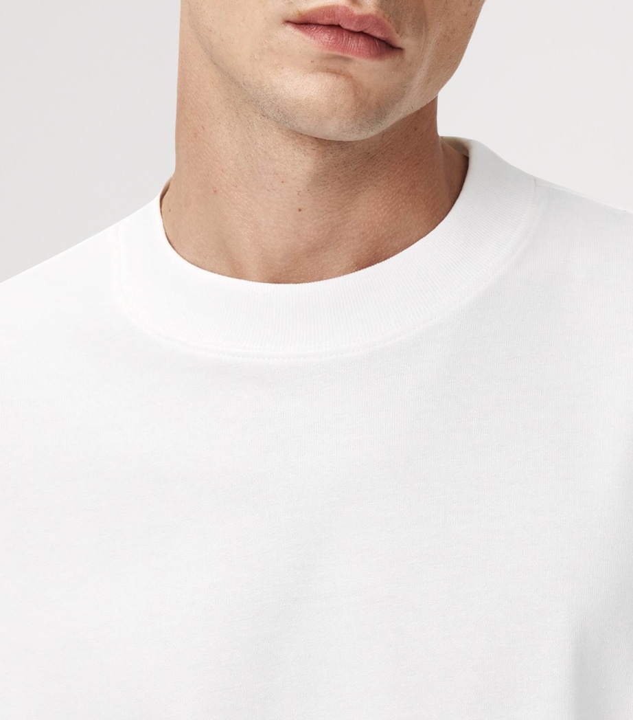 Organic Cotton Long-Sleeve Nero T-Shirt CHALK WHITE Image 7