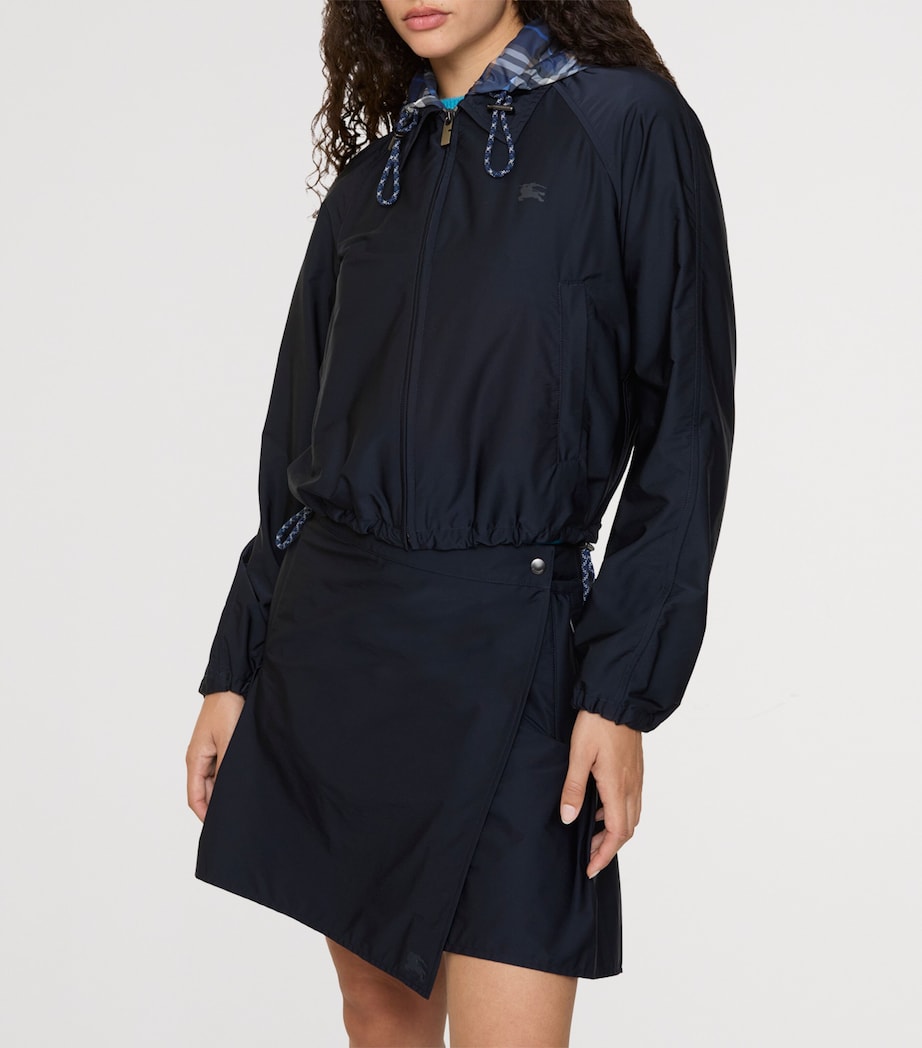 Cropped Harrington Jacket SILHOUETTE BLUE Image 2