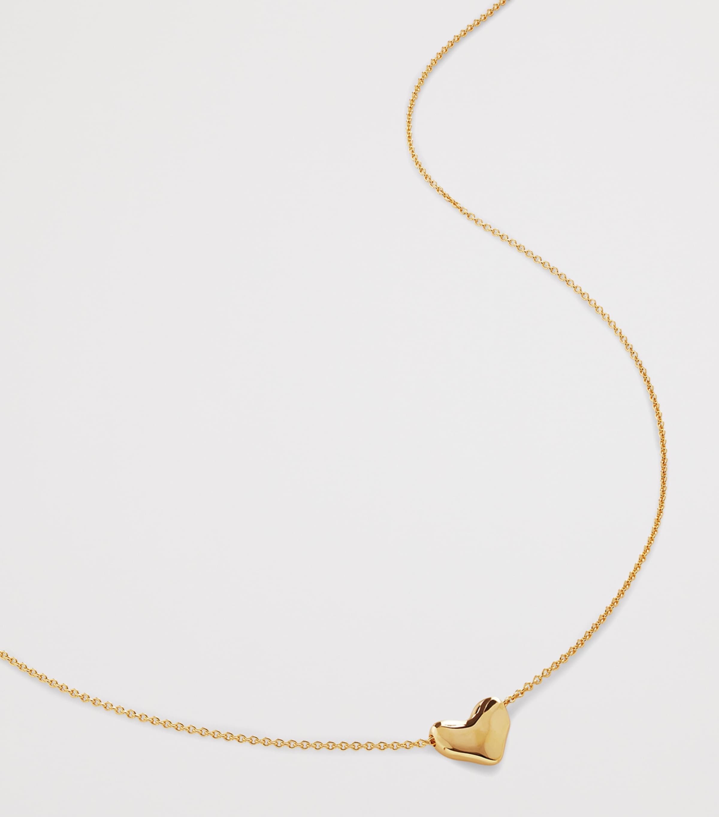 Gold Vermeil Heart Necklace 18K GOLD VERMEIL Image 2