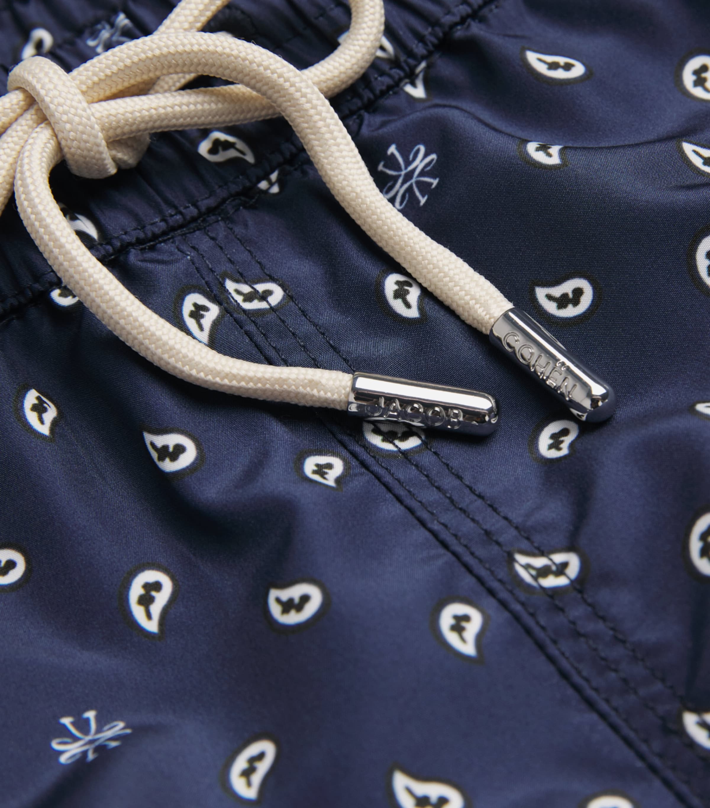 Jacob Cohën Mens Paisley Swim Shorts Blu Paisley Image 6