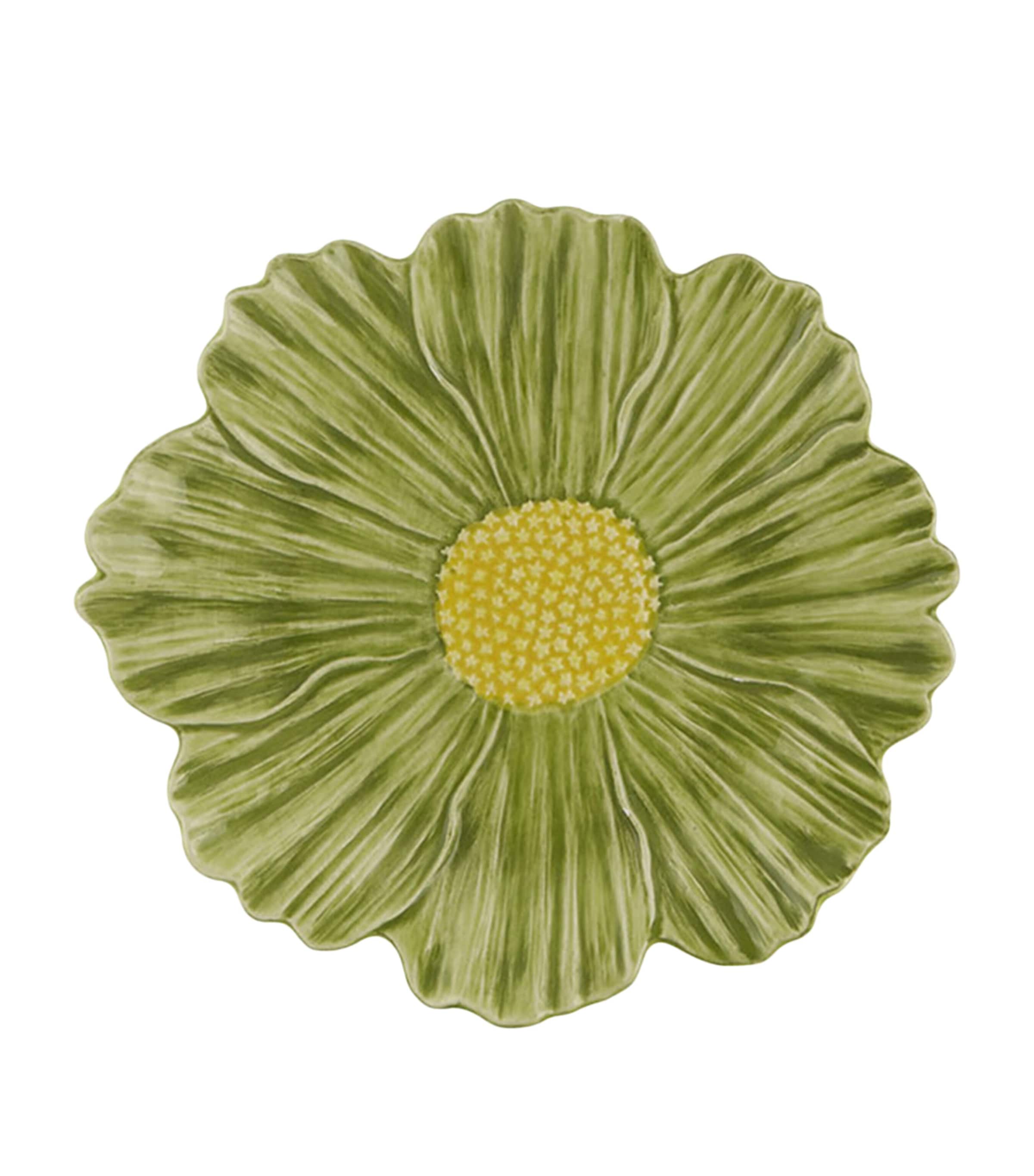 Maria Floral Plate (38.5cm) GREEN Image 1