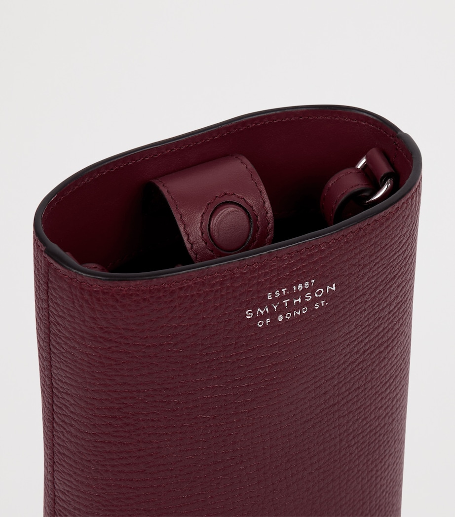 Leather Day pouch DARK CHERRY Image 5