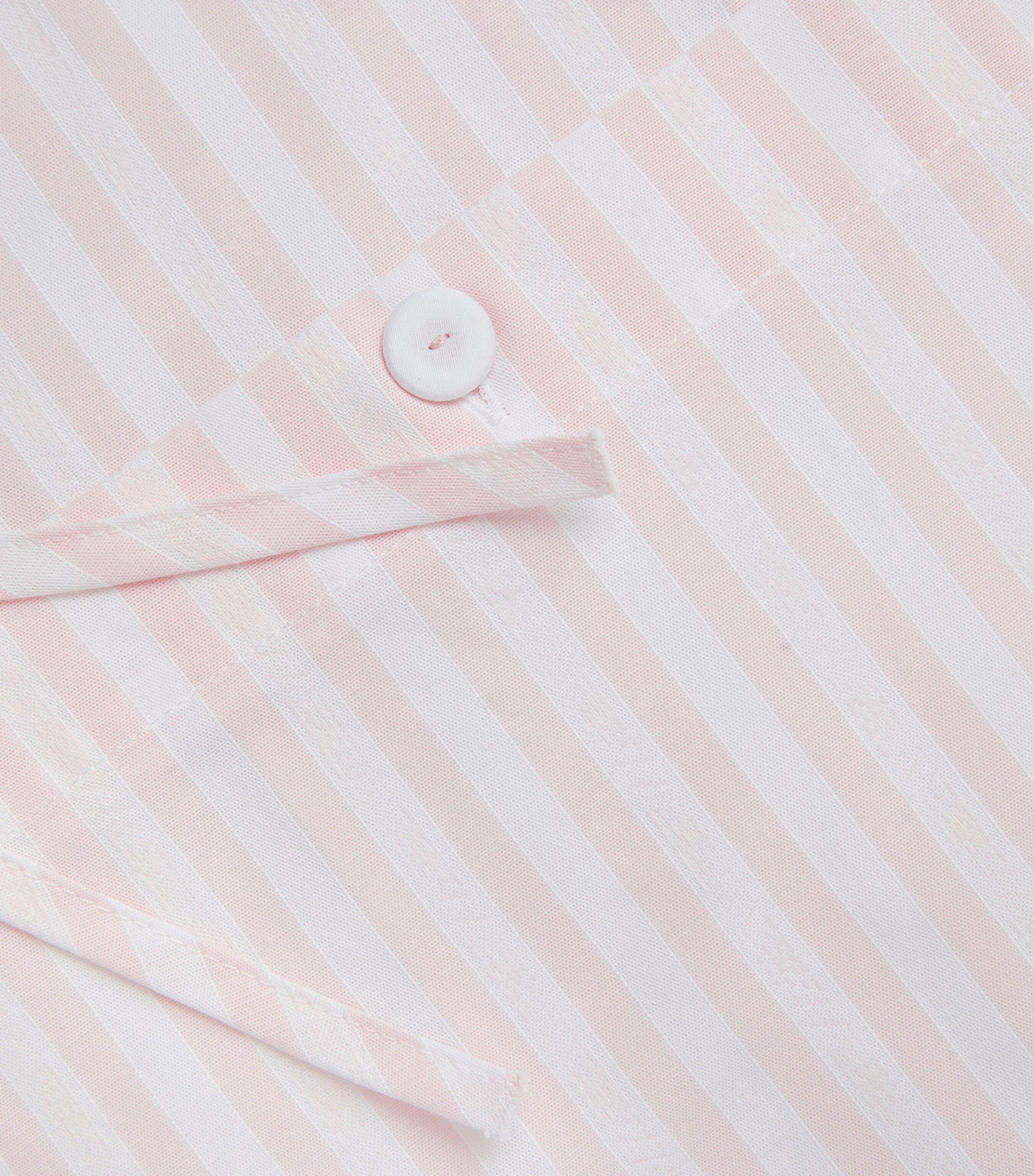 Cotton Striped Bed Bumper PINK Image 5
