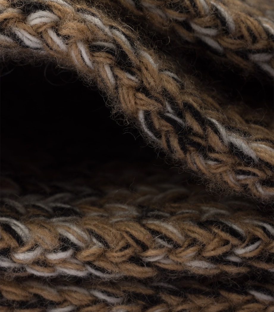 Wool-Cashmere Mélange Scarf F040X Image 2