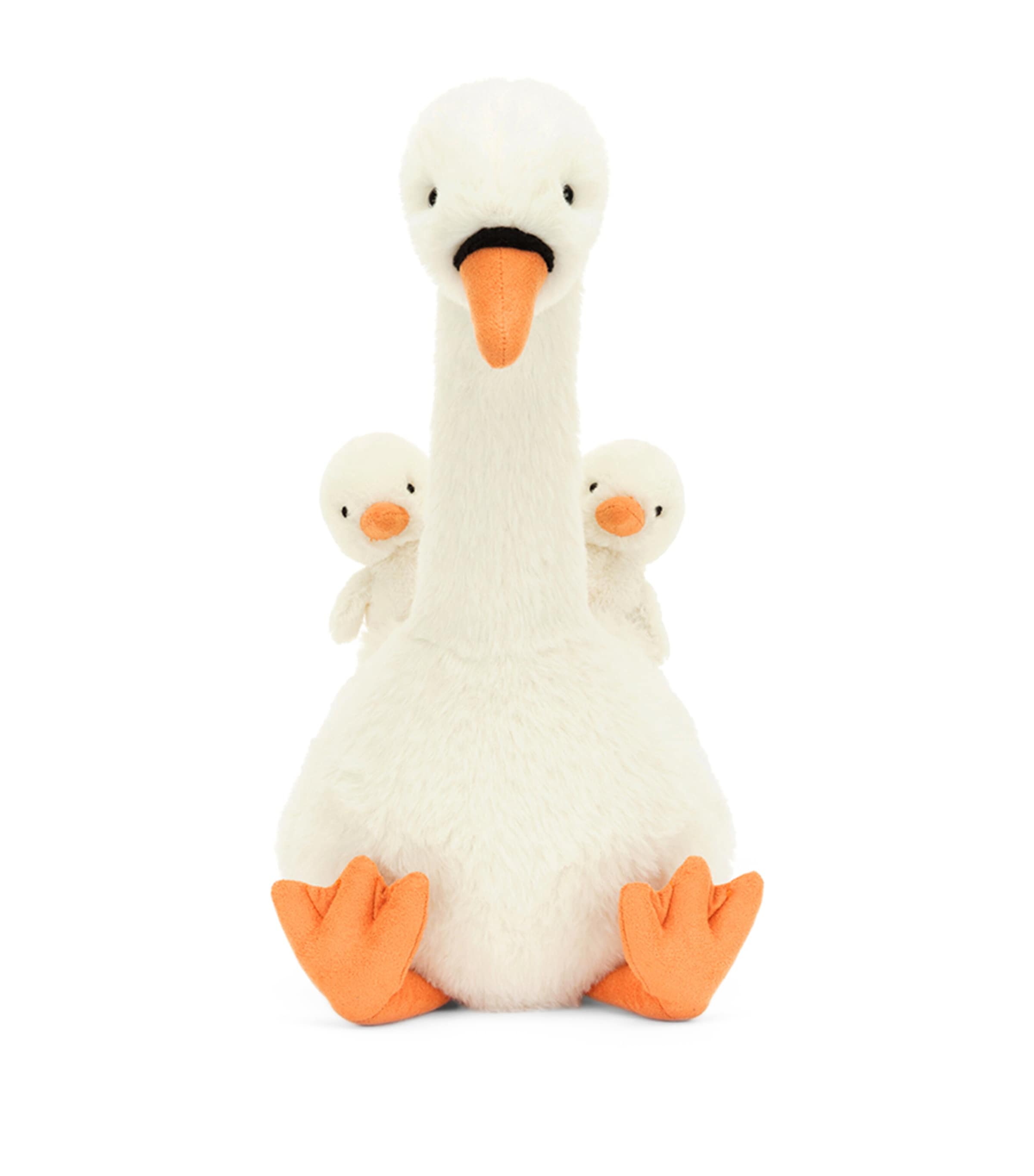 Jellycat Featherful Swan In White