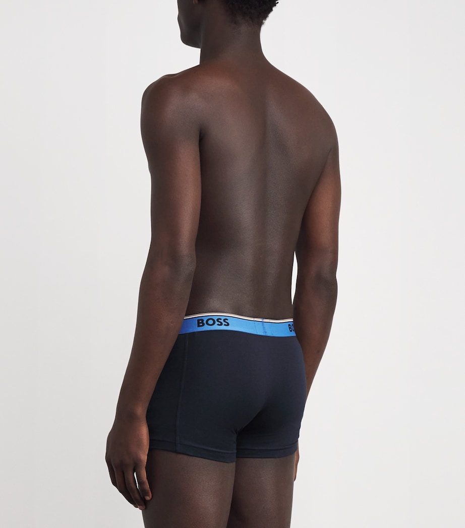 Stretch-Cotton Power Trunks (Pack of 3) BLACK004 Image 3