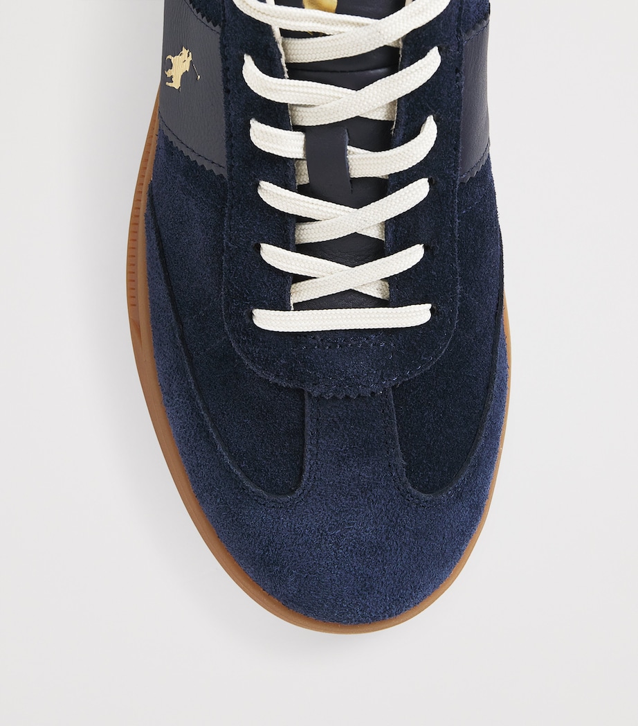 Suede Bedford Sneakers 002 HUNTER NAVY Image 5
