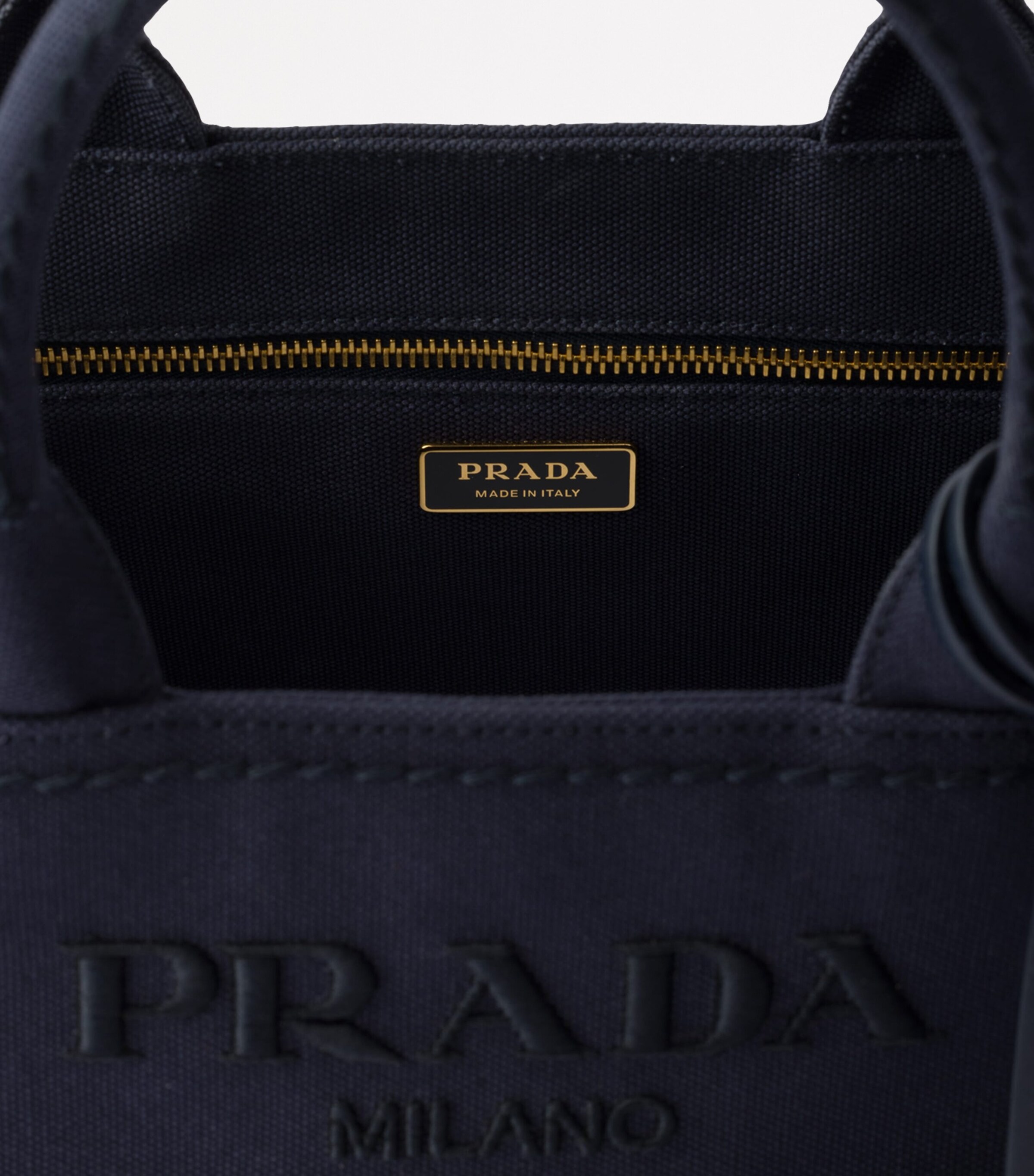 Large Cotton Canvas Top-Handle Bag F0216 Image 4