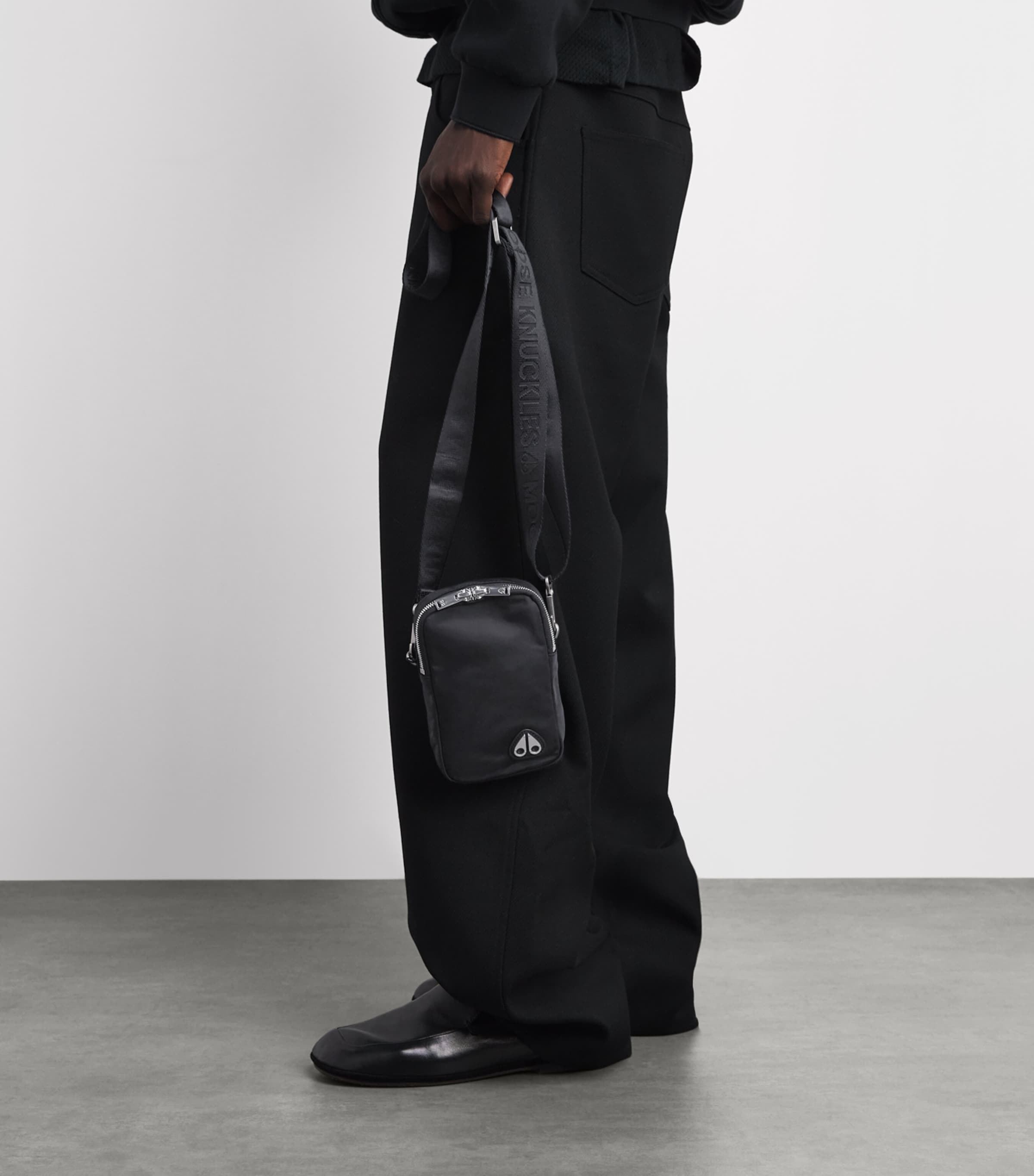 Moose Knuckles Dial Cross-Body Bag Black Image 4