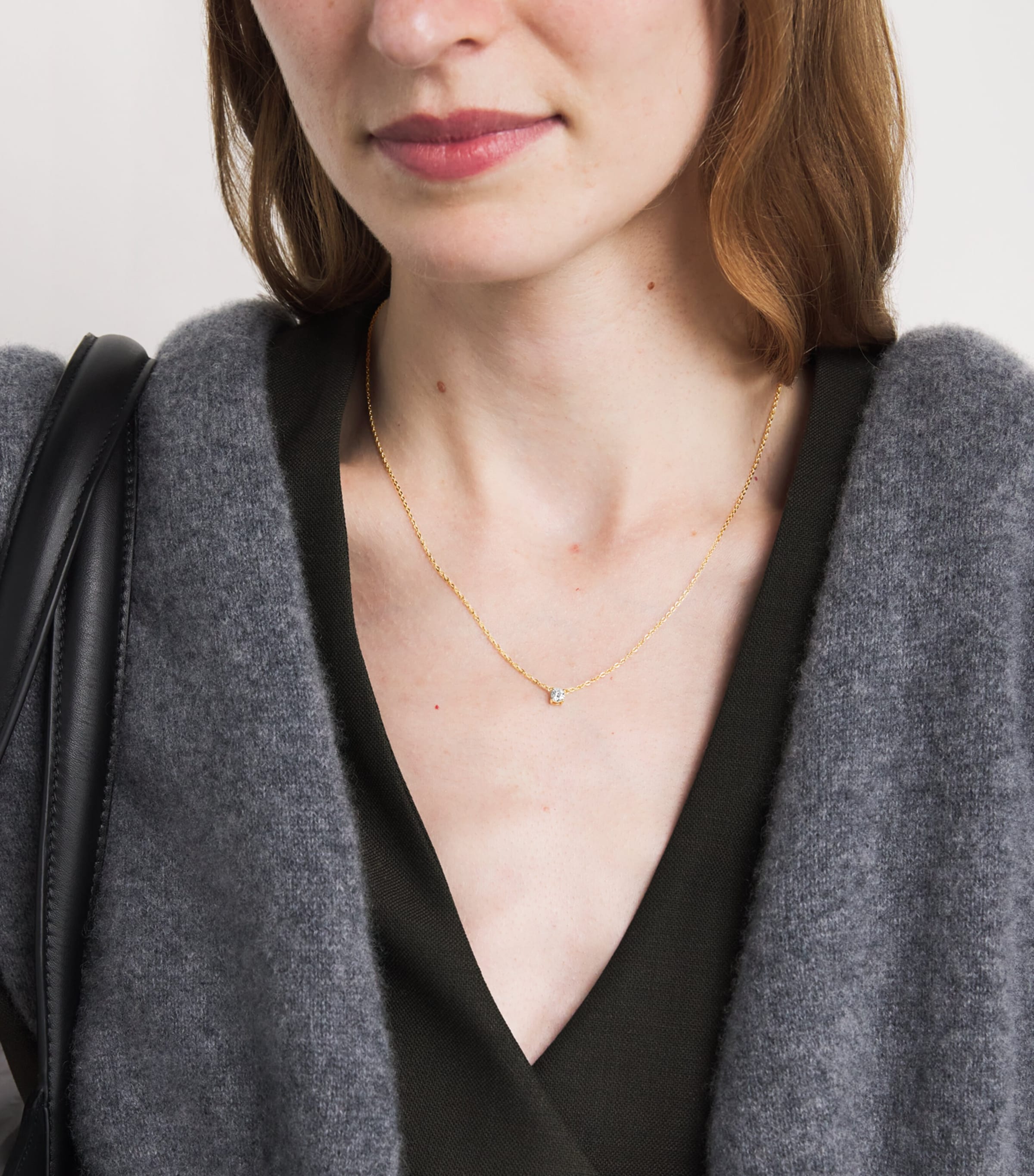 Yellow Gold and Diamond Pendant Necklace (0.25ct) YELLOW GOLD Image 2