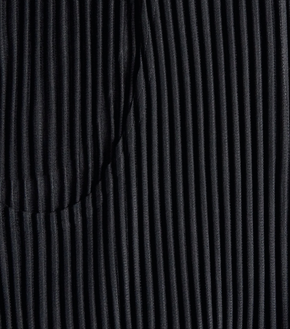 Homme Plissé Issey Miyake Mens Pleated Vest Black Image 6