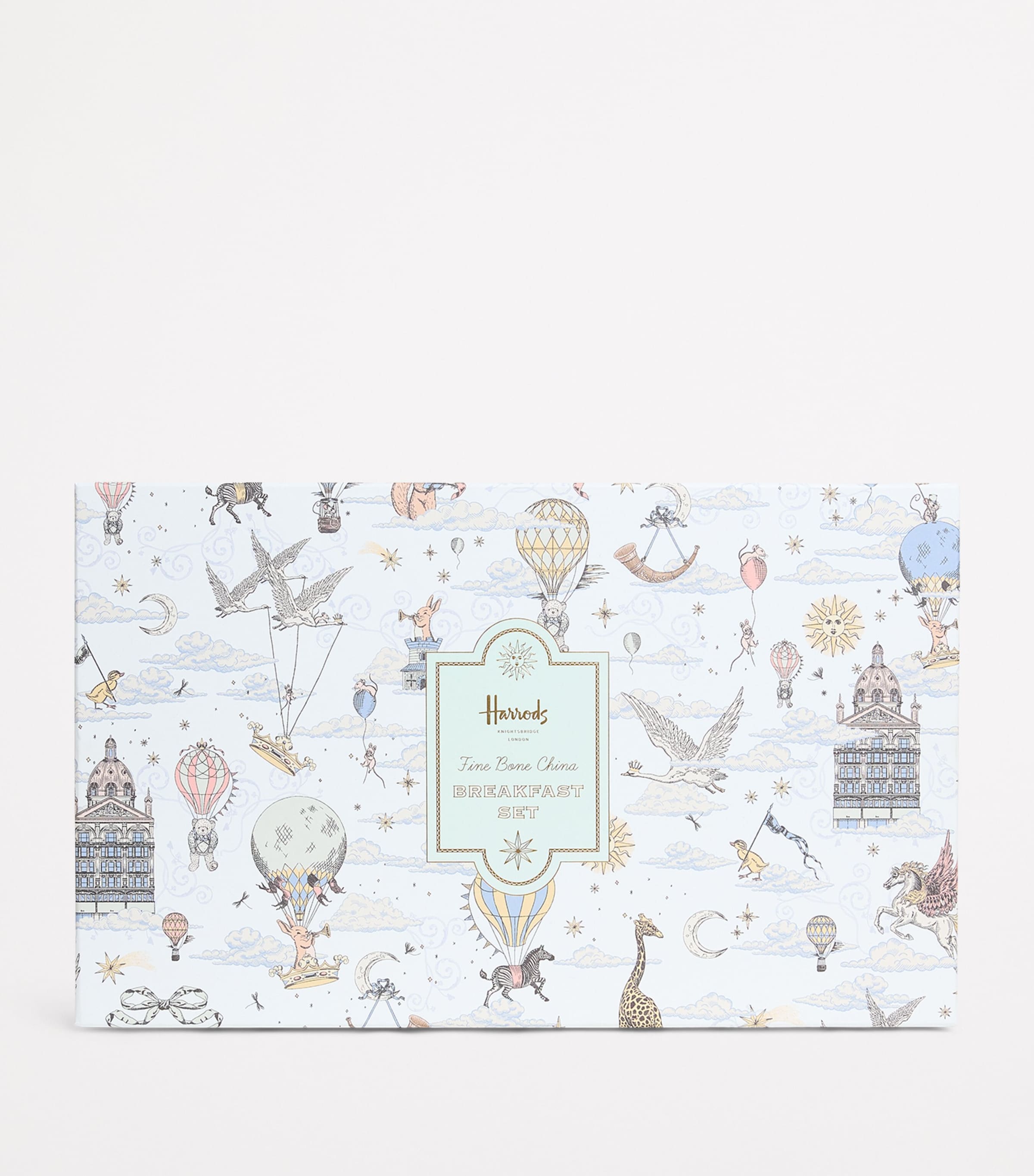 Balloon Print 4-Piece Breakfast Set MULTI Image 2