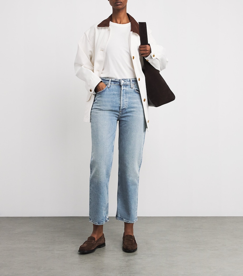 '90s Pinch Waist Cropped Jeans RIPPLE (MD IND VINT) Image 2
