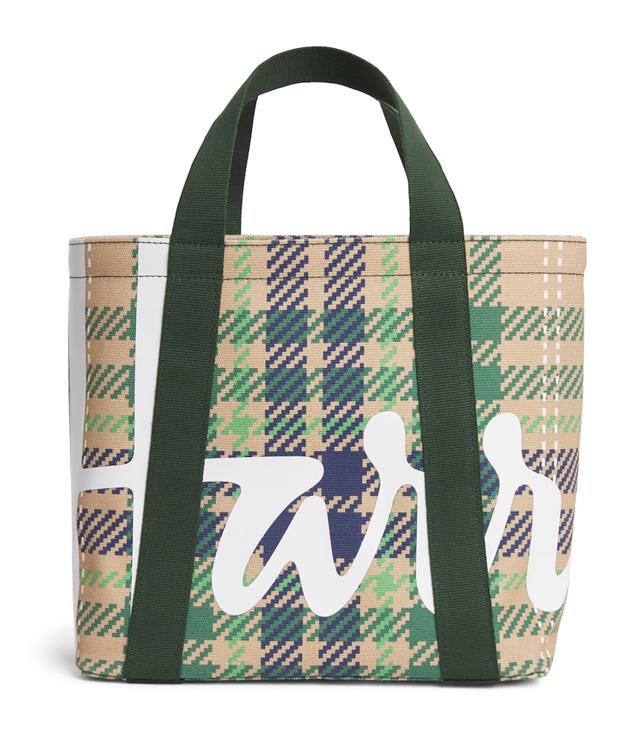 Harrods Mini Tartan Check Tote Bag Muti Image 1