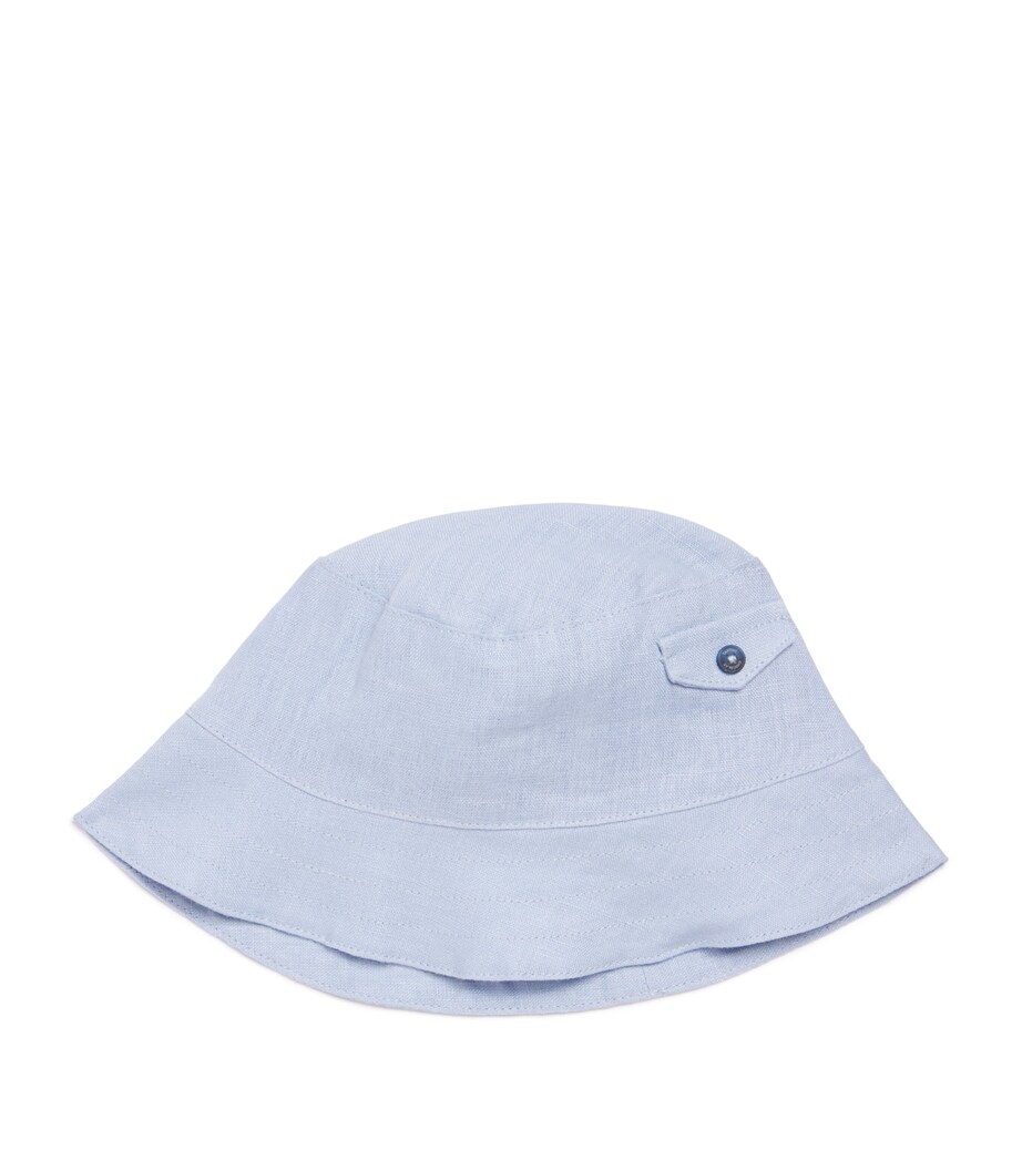 Linen Sun Hat BLEU GRIS� Image 1