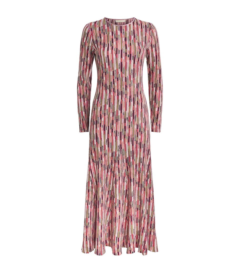 Cotton Stripe Estella Midi Dress