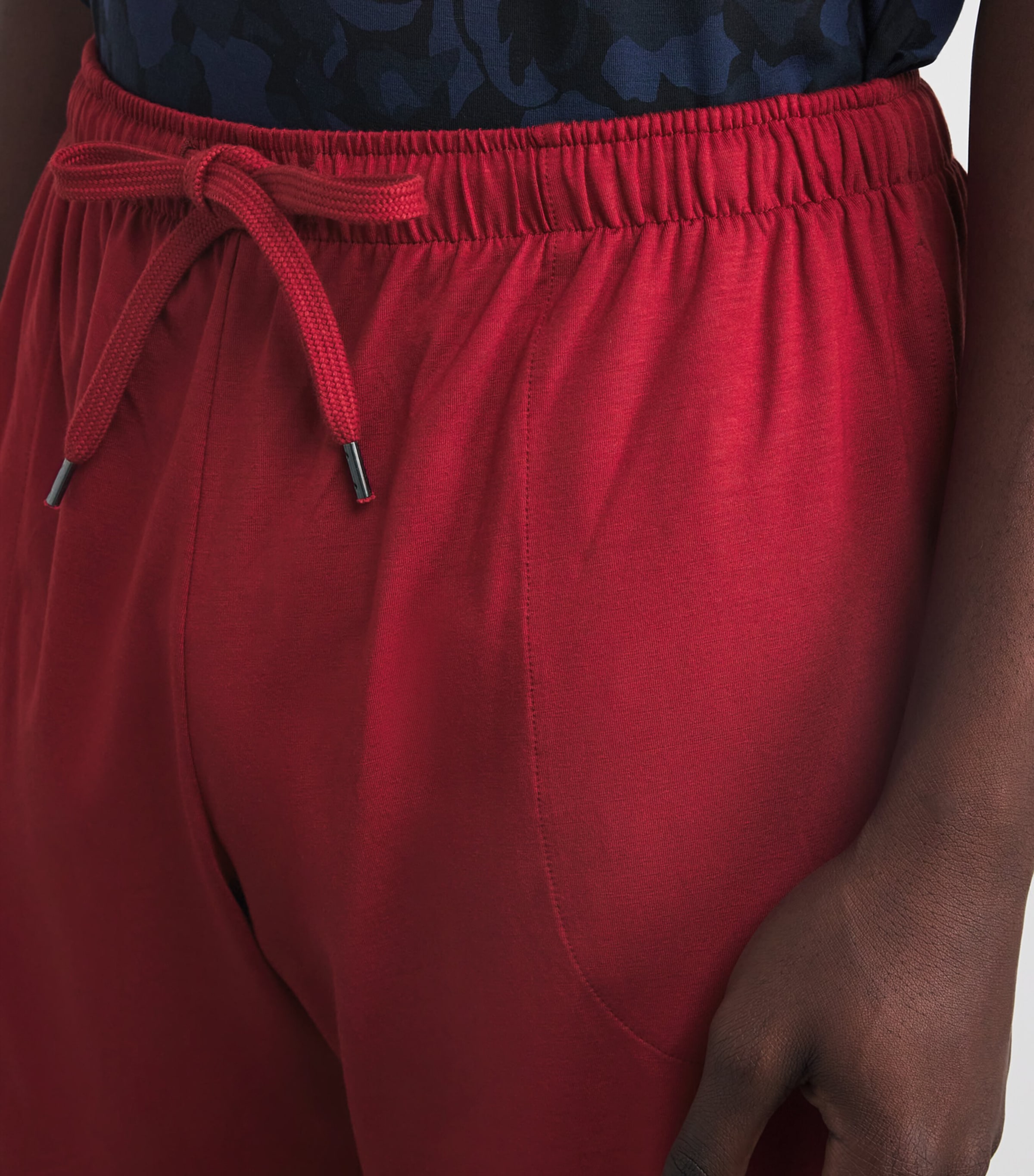 Micro Modal Basel Sweat Shorts 022RED Image 6
